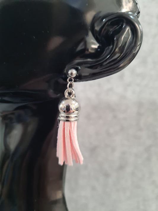 Tassel Stud Earrings (Gold & Silver)