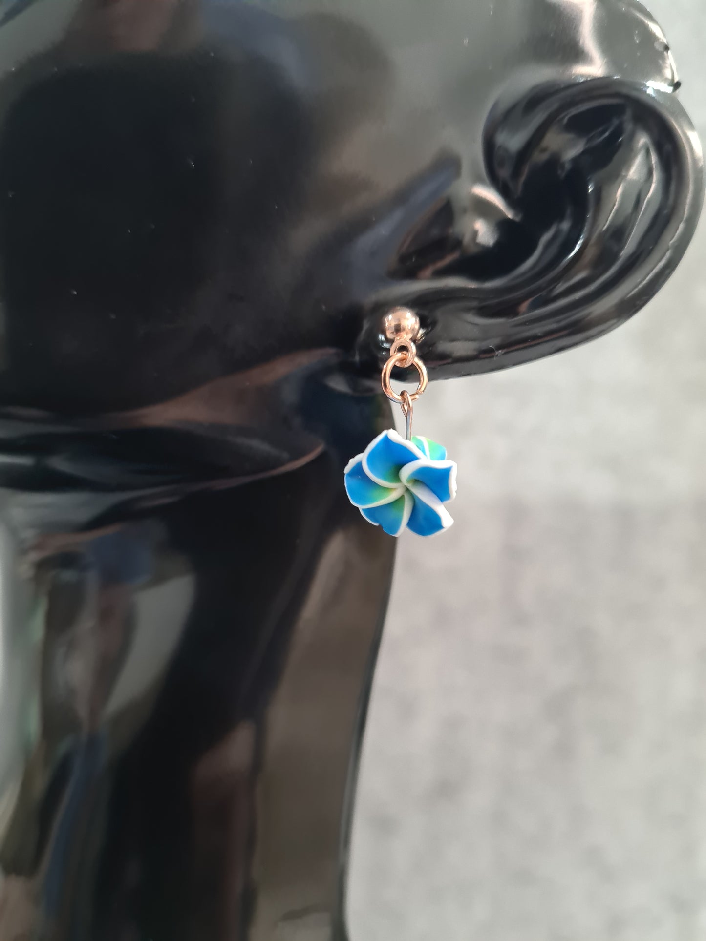 Frangipani Earrings Studs (Gold, Rose Gold & Silver)