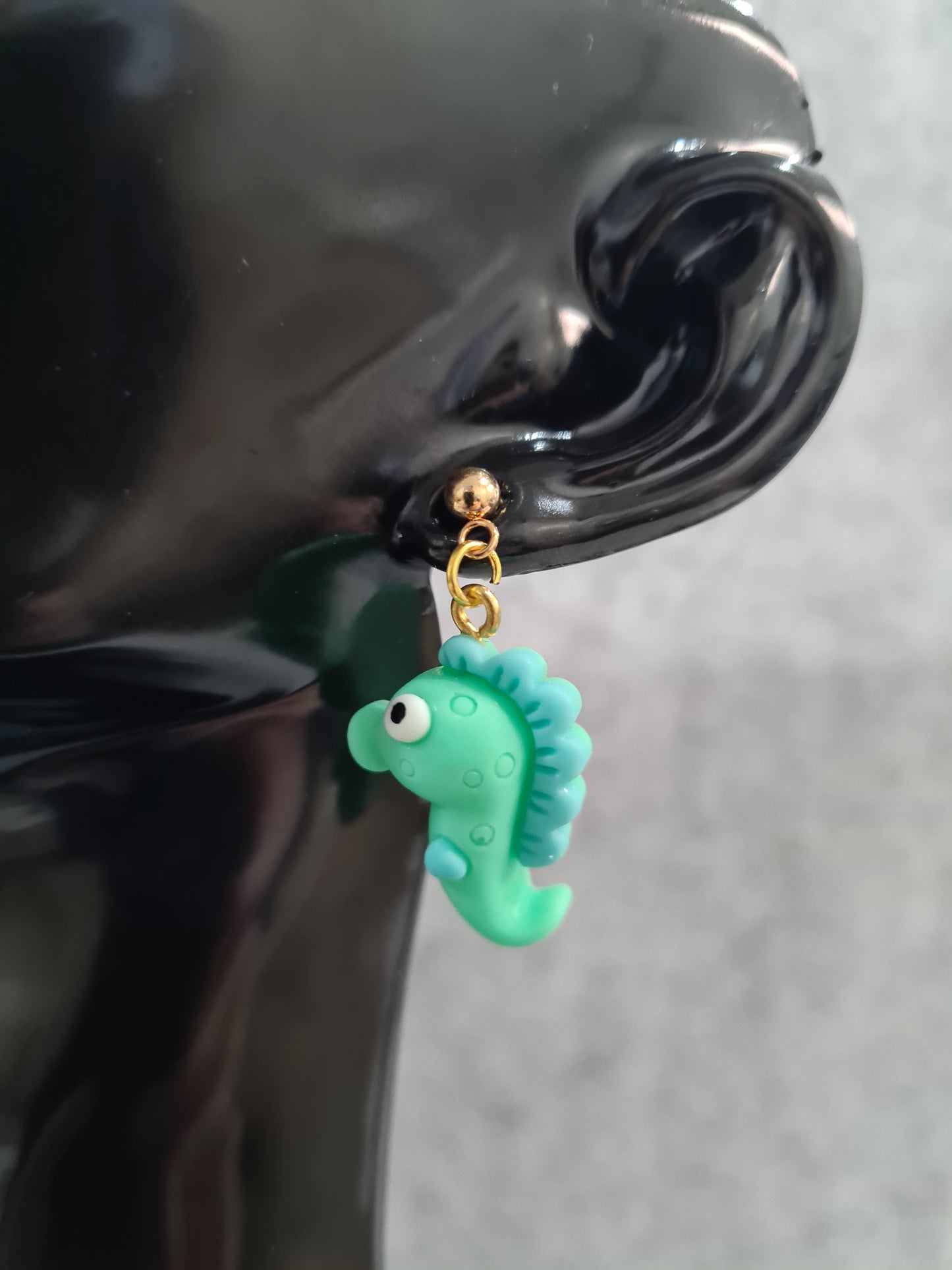 Ocean Animal, Earrings, Gold and Silver Studs