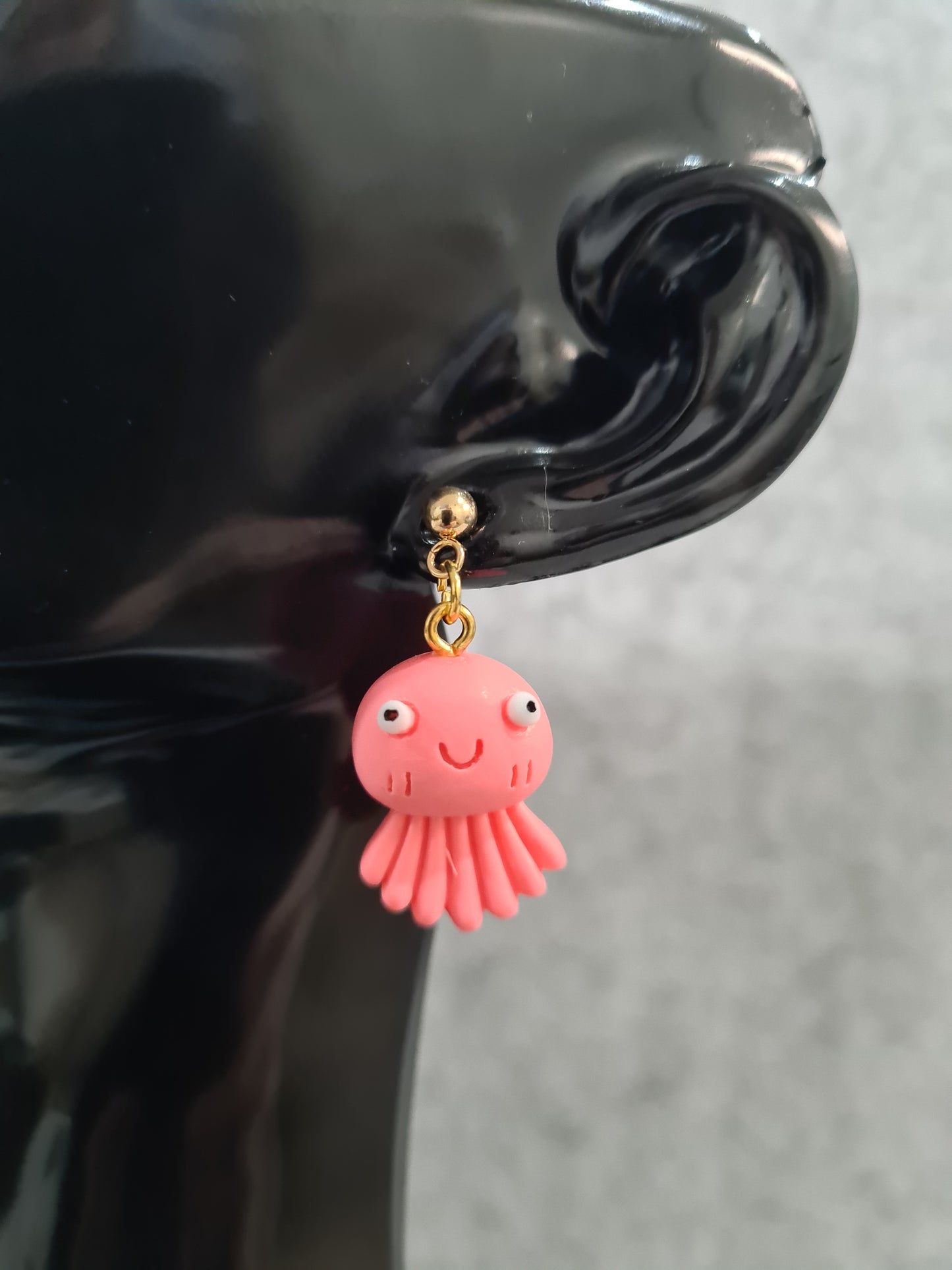 Ocean Animal, Earrings, Gold and Silver Studs
