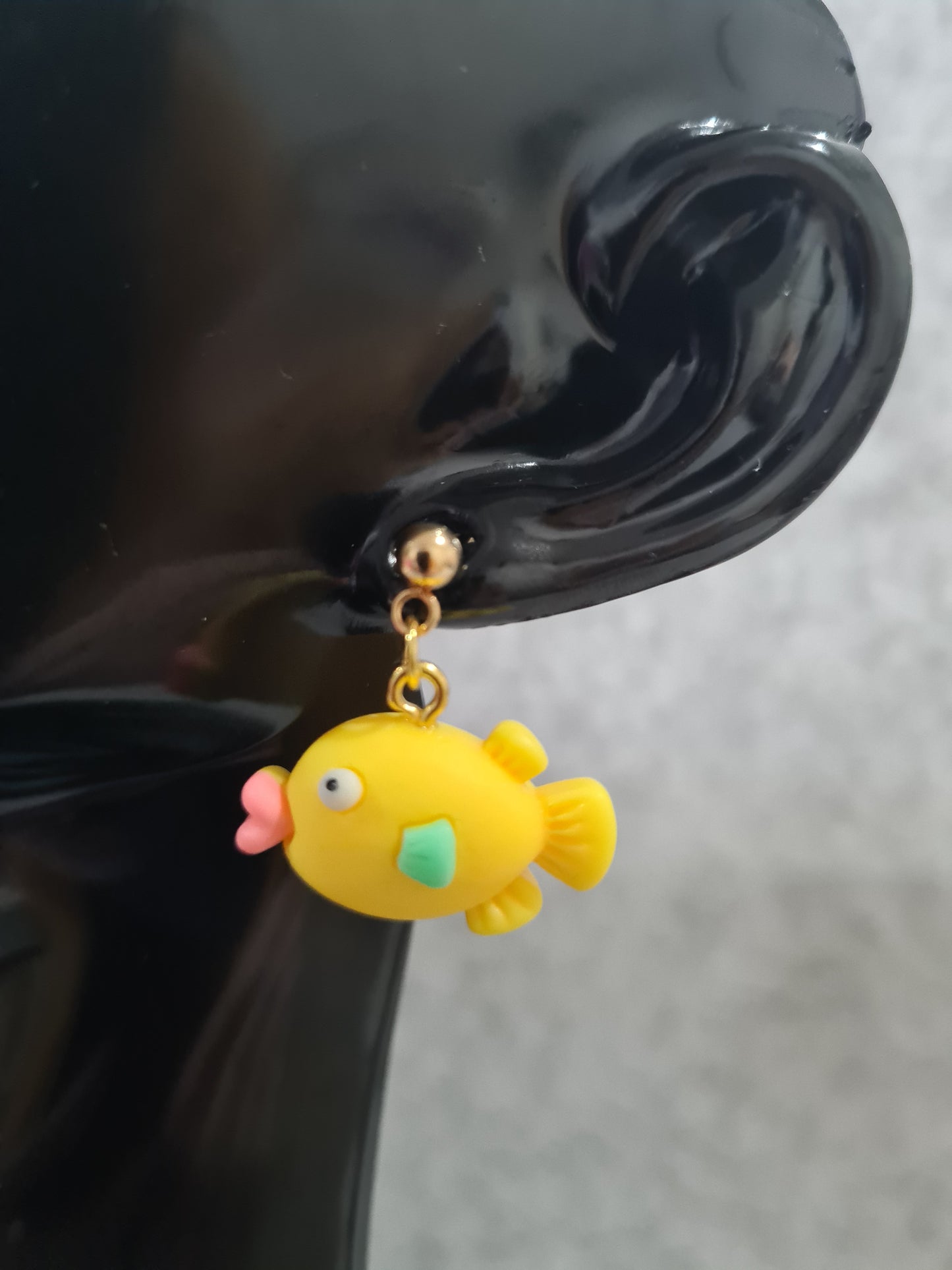 Ocean Animal, Earrings, Gold and Silver Studs