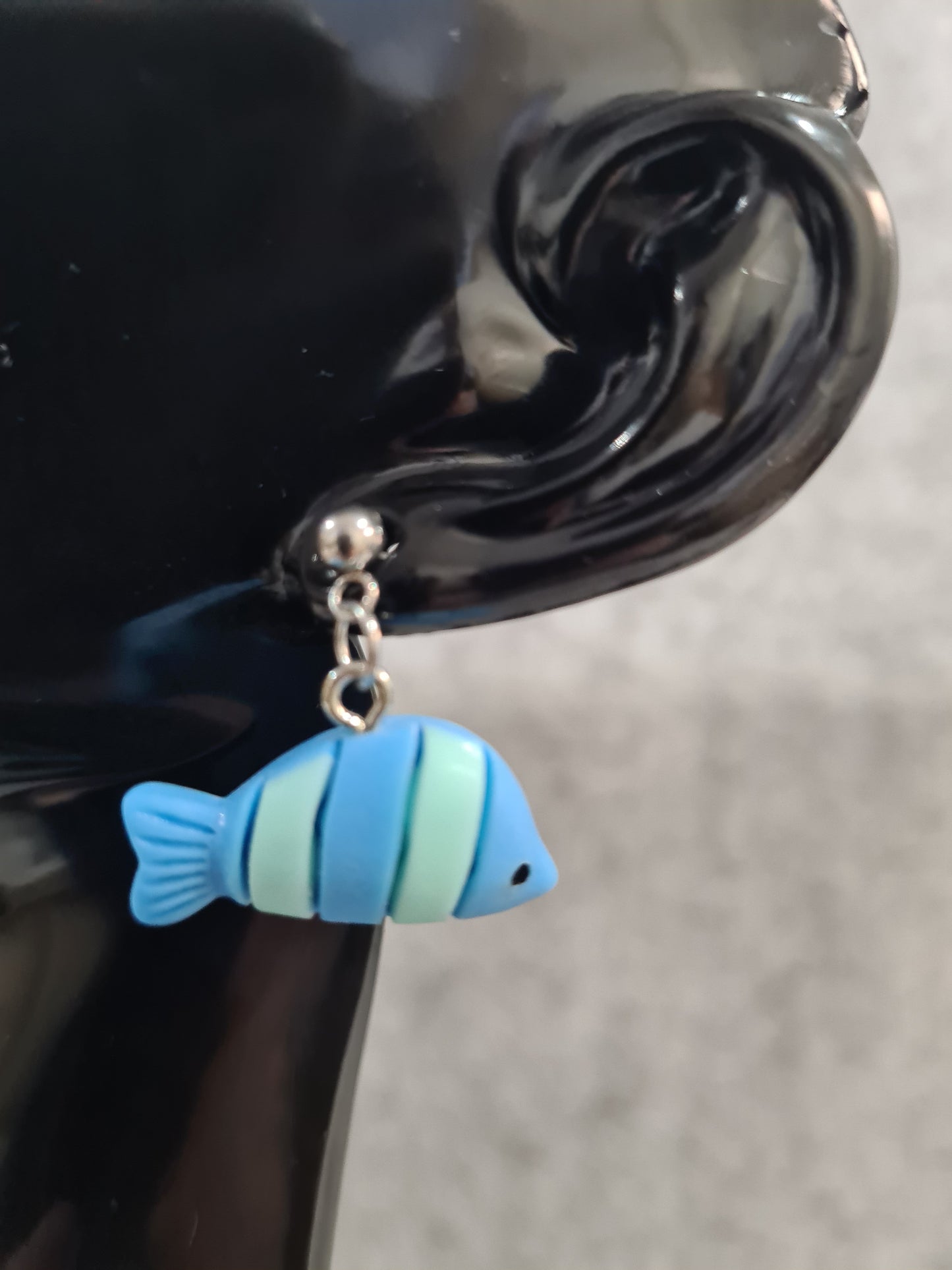 Ocean Animal, Earrings, Gold and Silver Studs