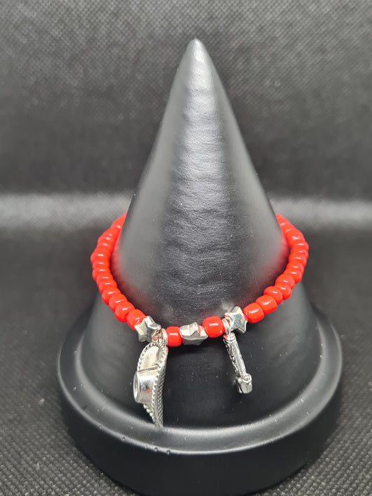 Western bracelet, Red (15cm)