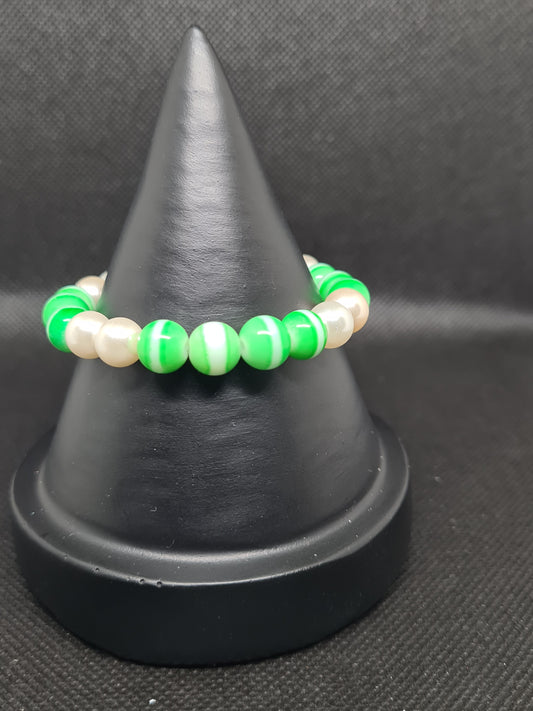 Green Stripe & Pearl (15cm) - Limited Edition