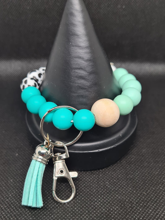 Wristlet KeyChain, Aqua (19cm)