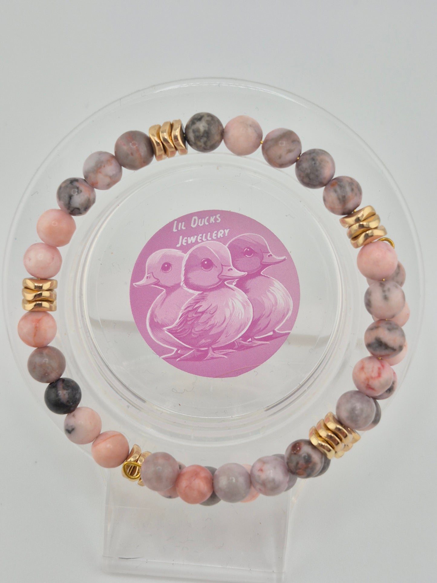 Sophisticated Jasper Stone Memory Bracelet, Single Strand
