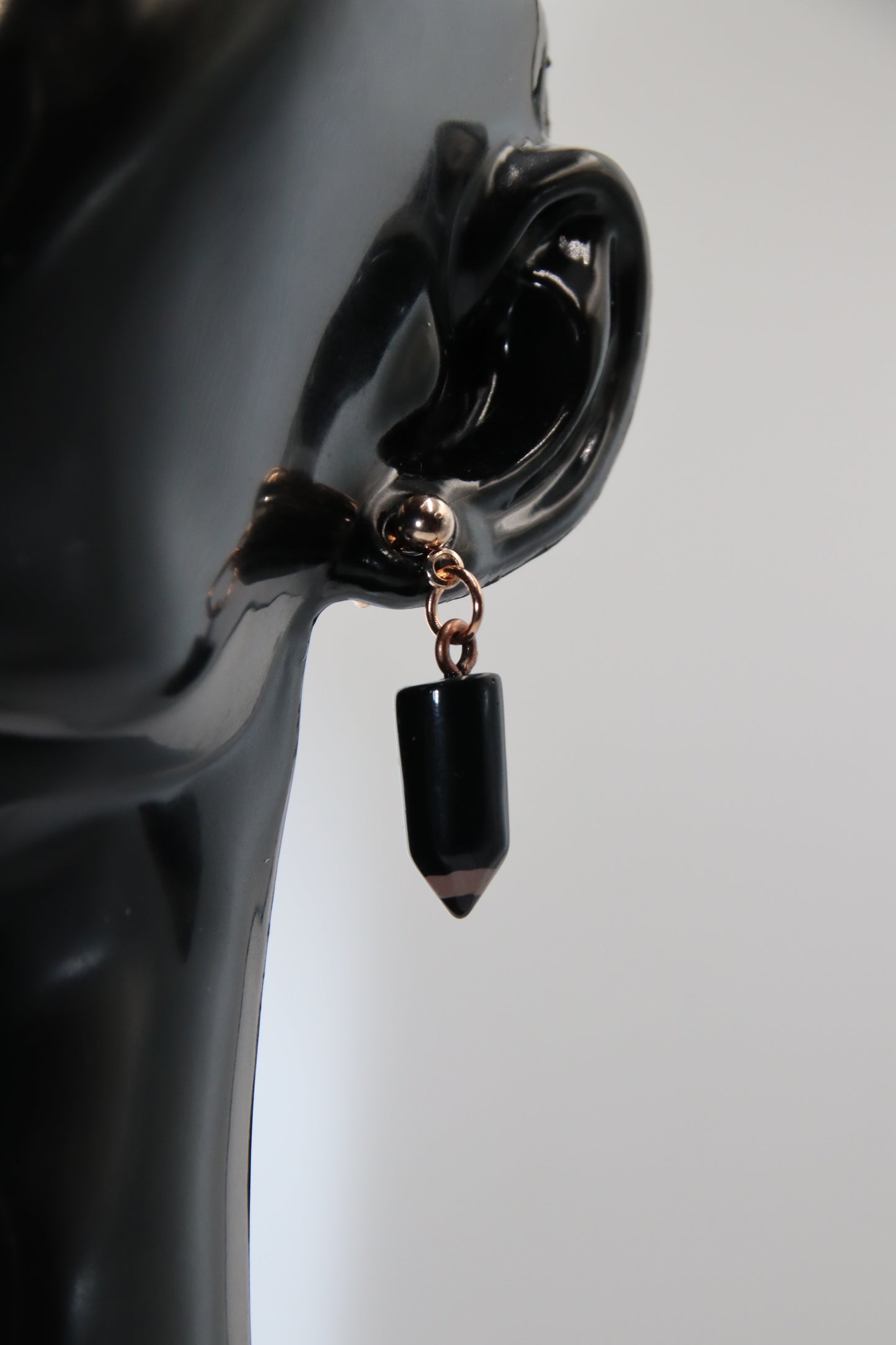 Pencils, Earrings, Gold, Silver & Rose Gold Studs