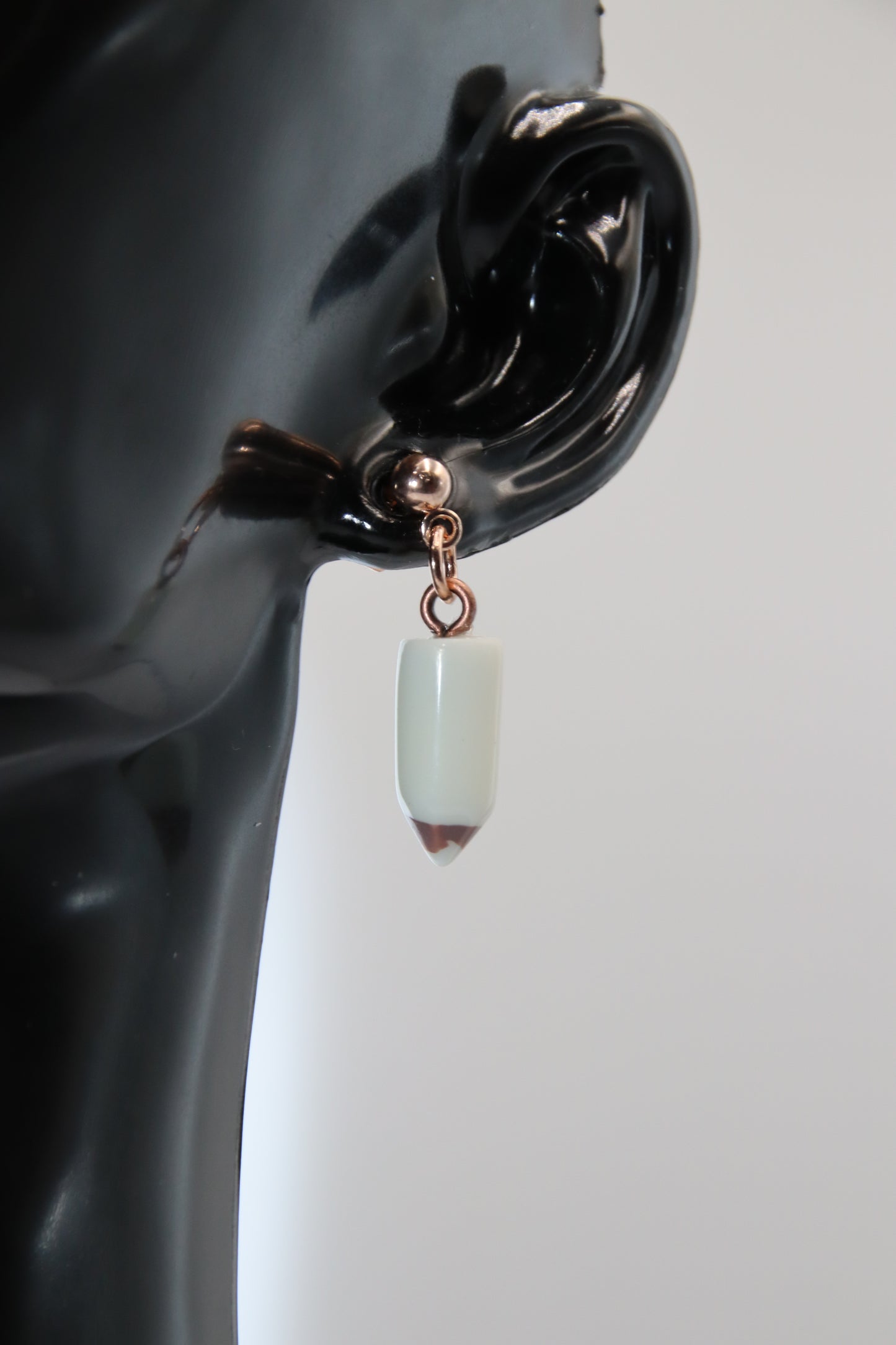 Pencils, Earrings, Gold, Silver & Rose Gold Studs