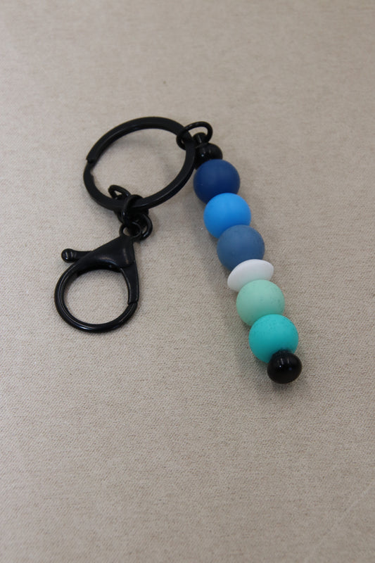 Blue Theme, Black Keychain