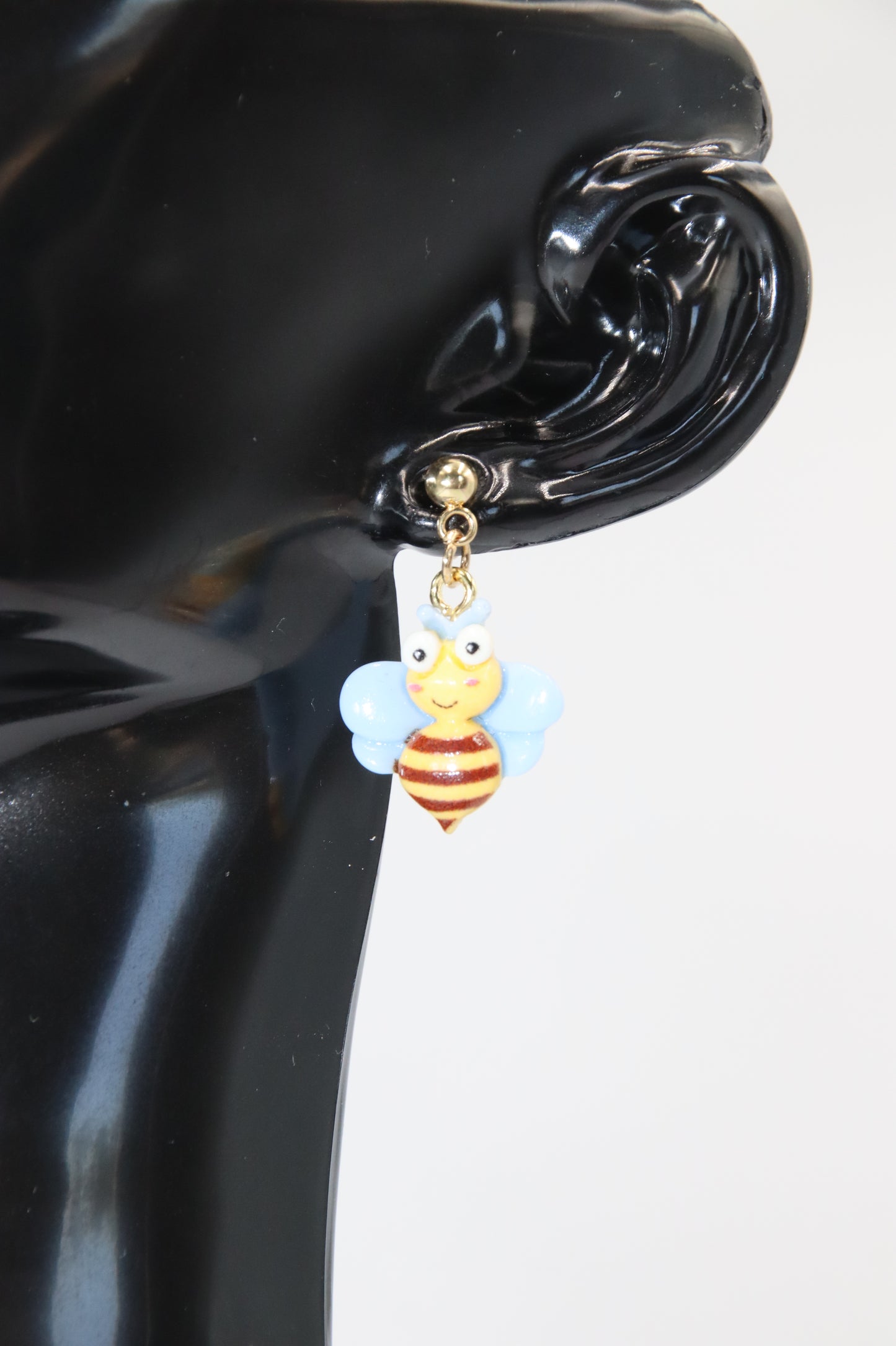 Bee Earrings, Studs (Rose Gold, Silver & Gold)