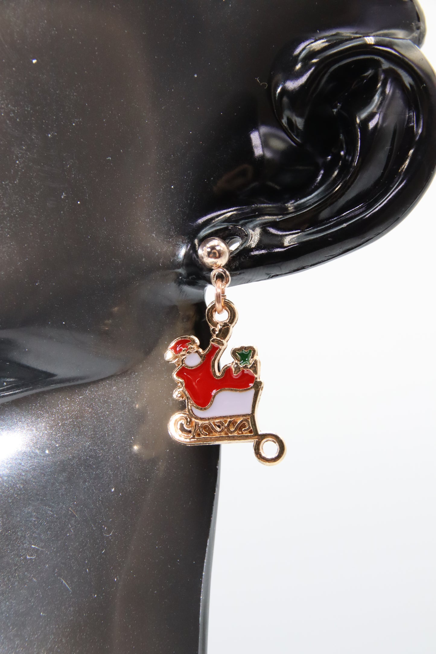 Christmas Earrings, Rose Gold Colour (Various) - Limited Edition