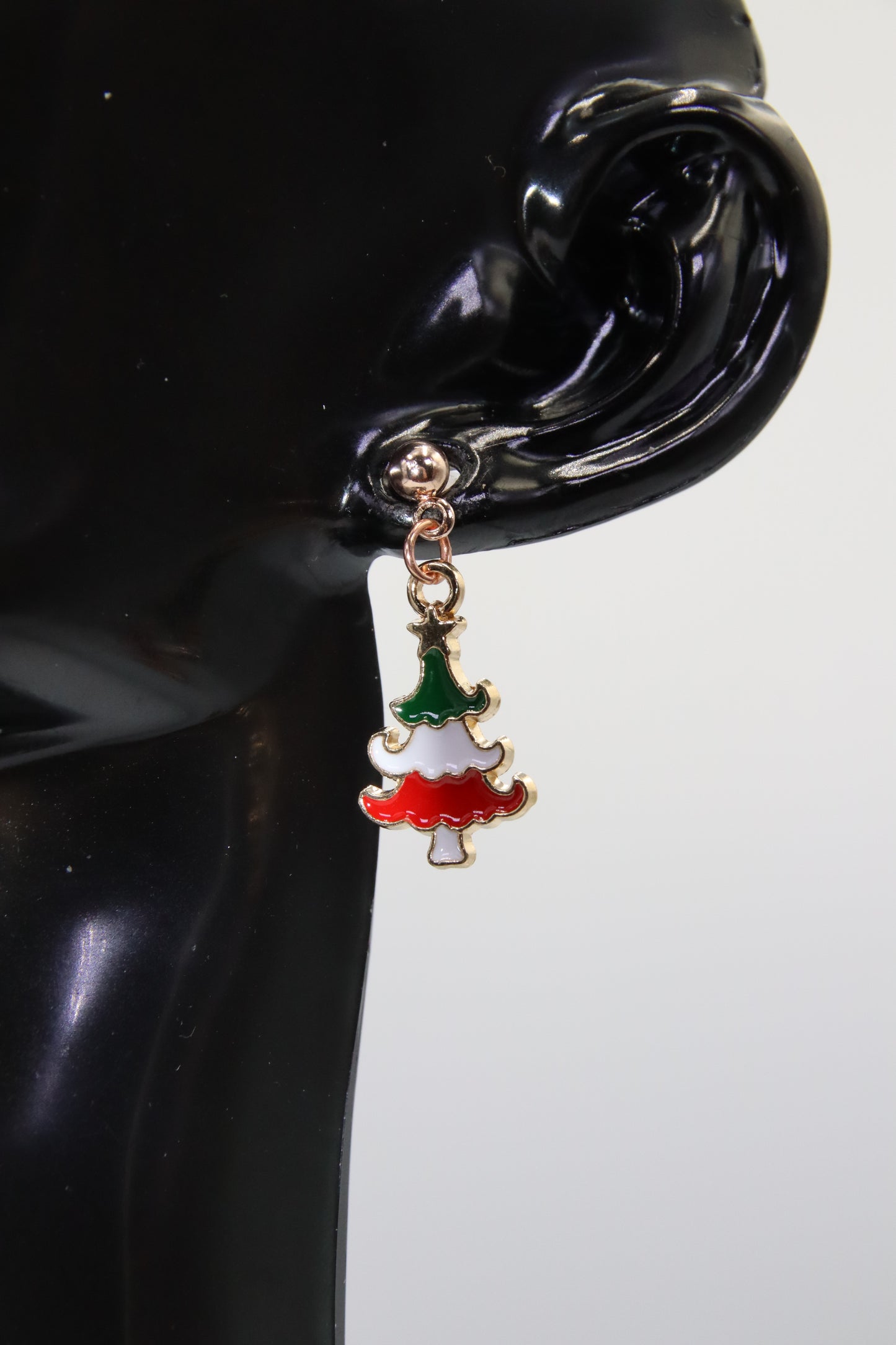 Christmas Earrings, Rose Gold Colour (Various) - Limited Edition
