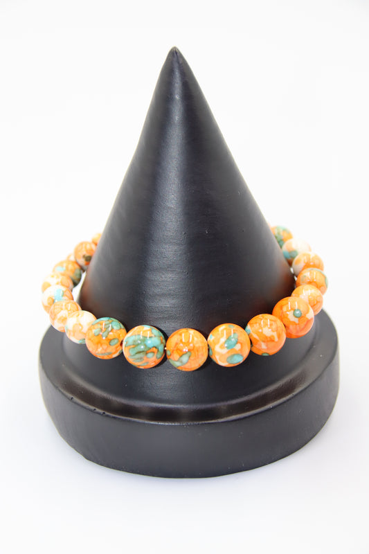 Ink Pattern Stone Memory Bracelet