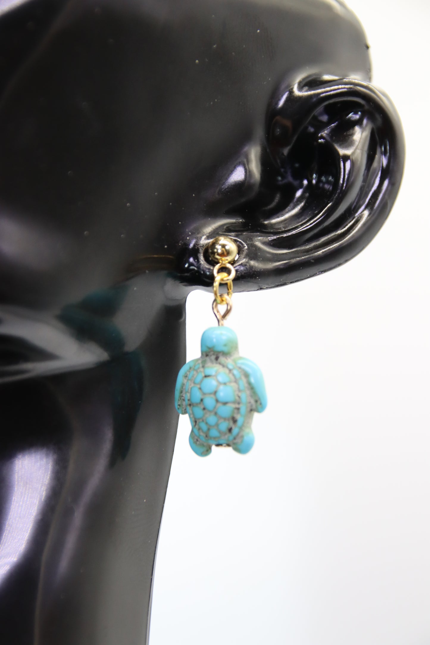 Turtle Earrings (Rose Gold, Gold & Silver)