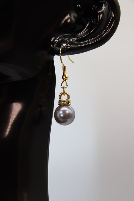 Christmas Baubles, Multicolour, Gold Shep Hook, Earrings