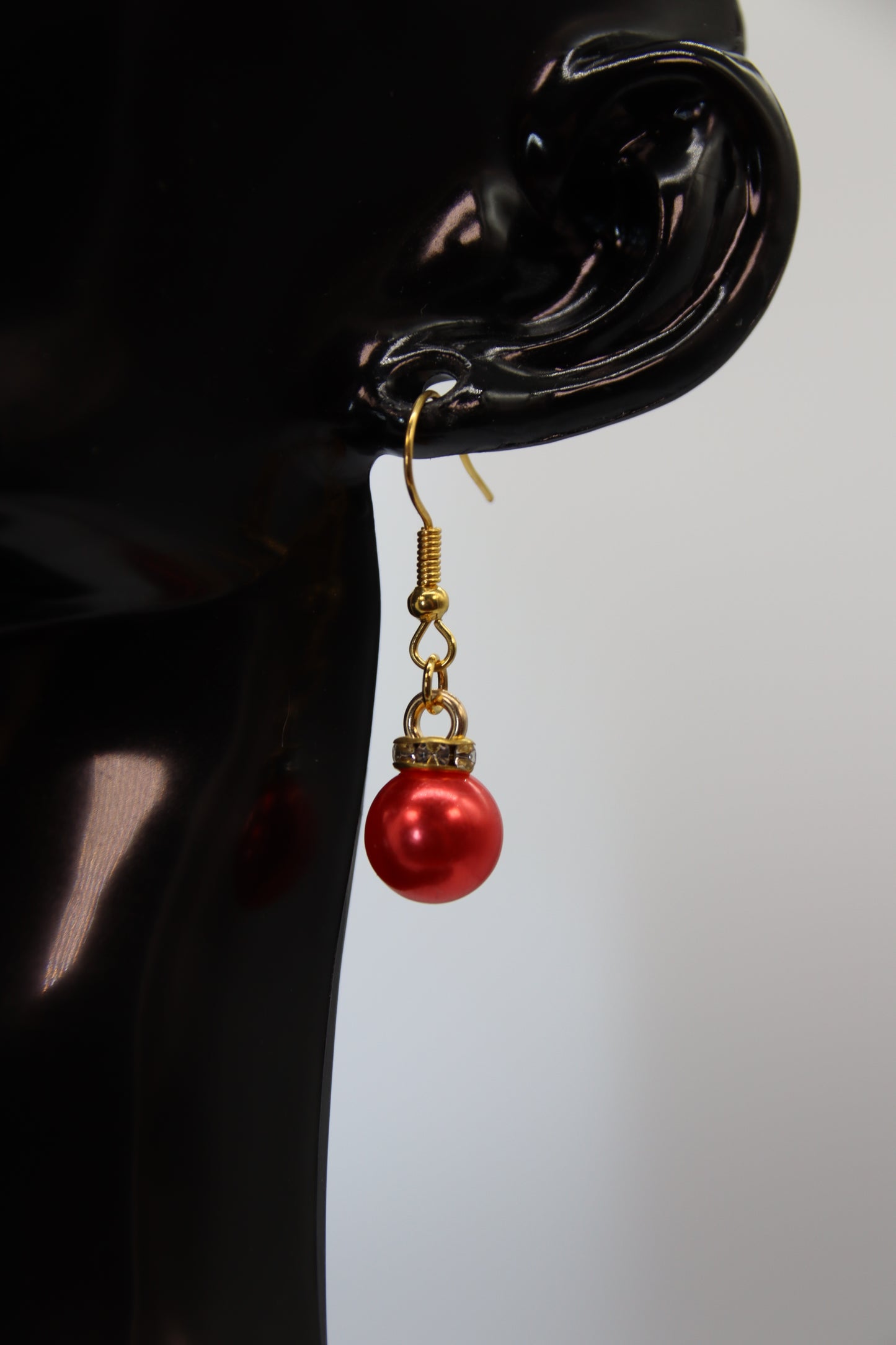 Christmas Baubles, Multicolour, Gold Shep Hook, Earrings