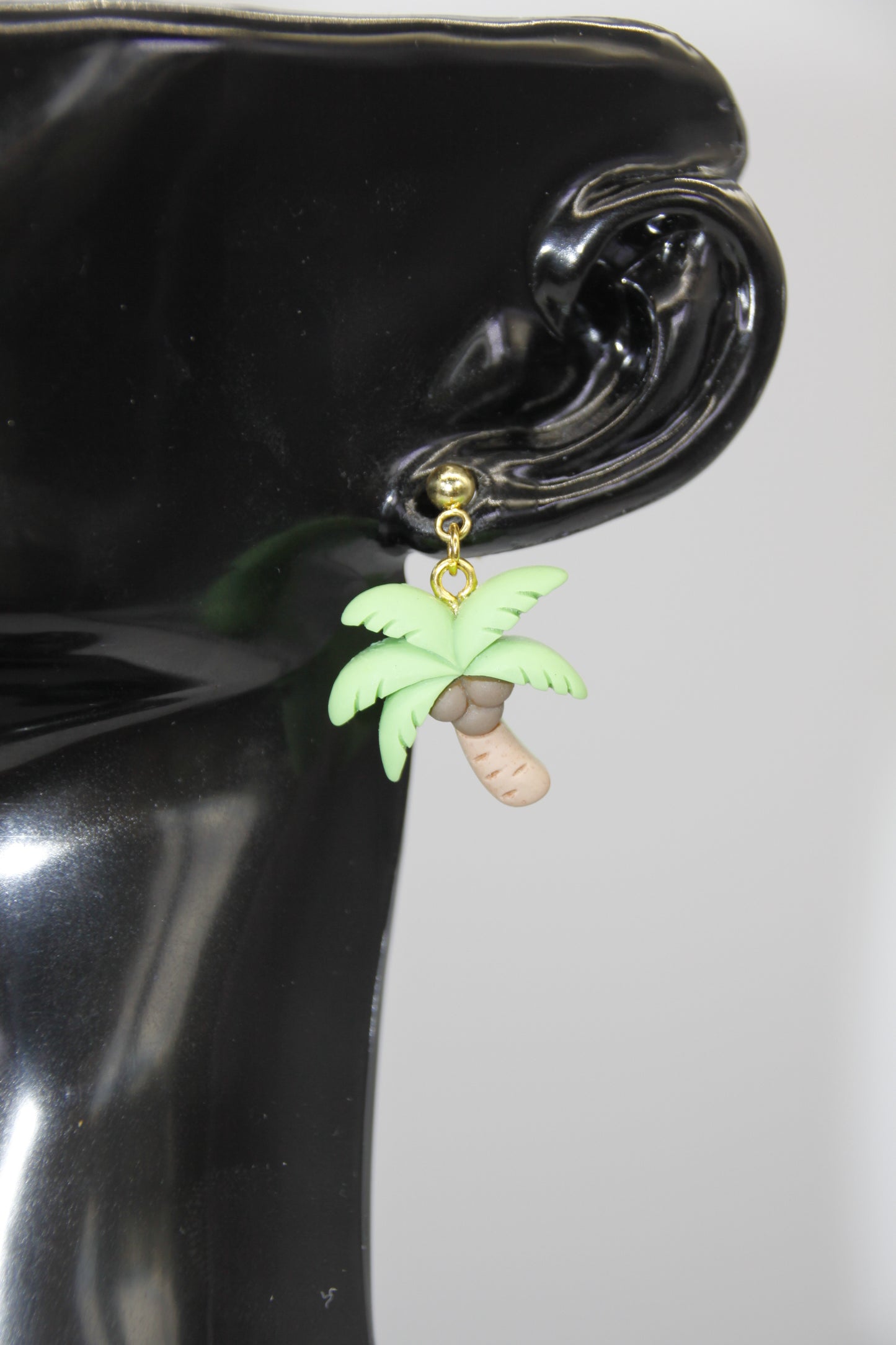 Beach Theme, Gold & Silver Ball Stud Earrings