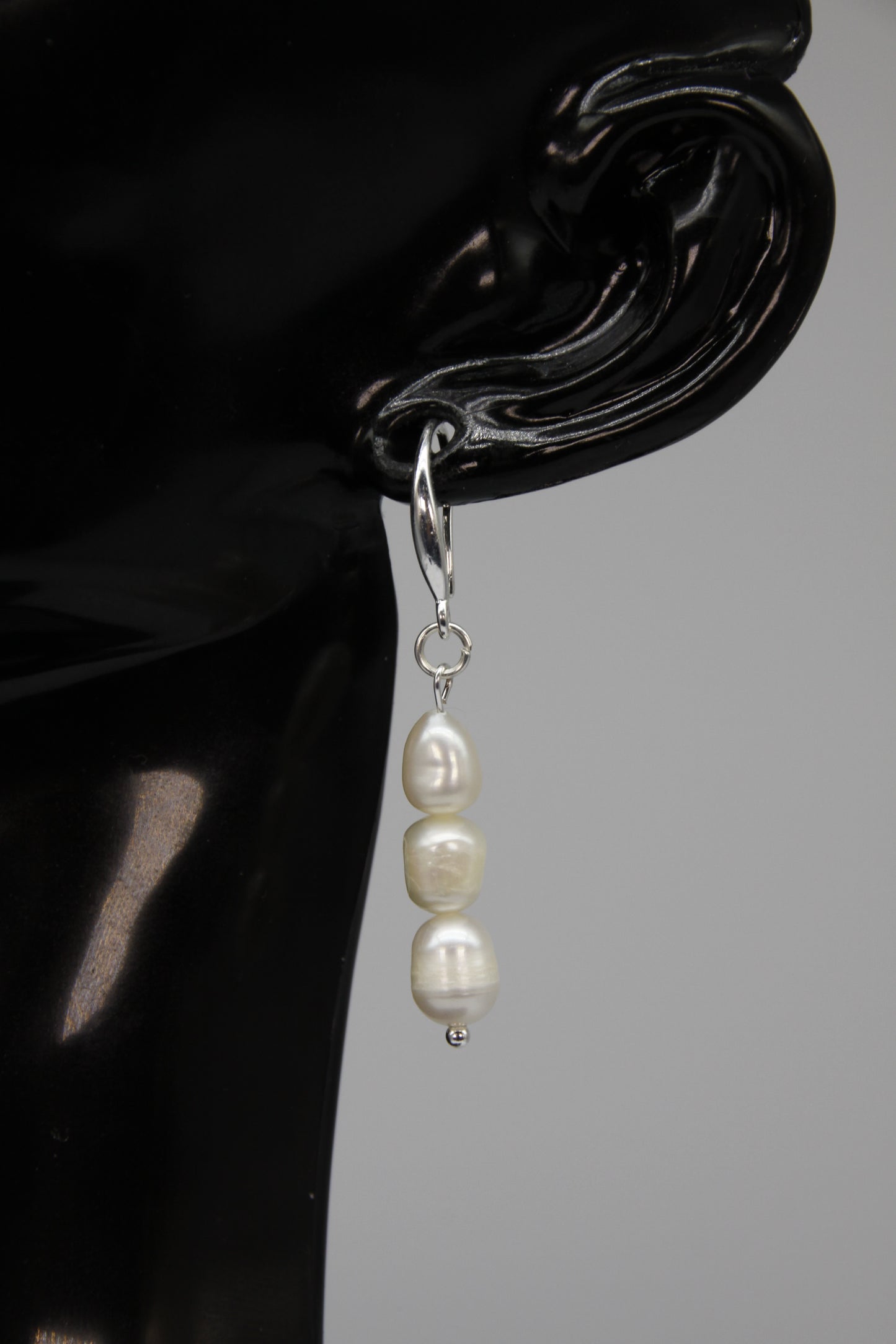 Pearl Earrings, Silver Findings, Authentic Freshwater