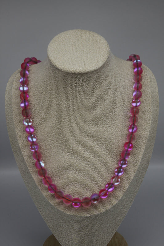 Chinese Bead Necklace, Shimmering, Various Colours (50cm/60cm)