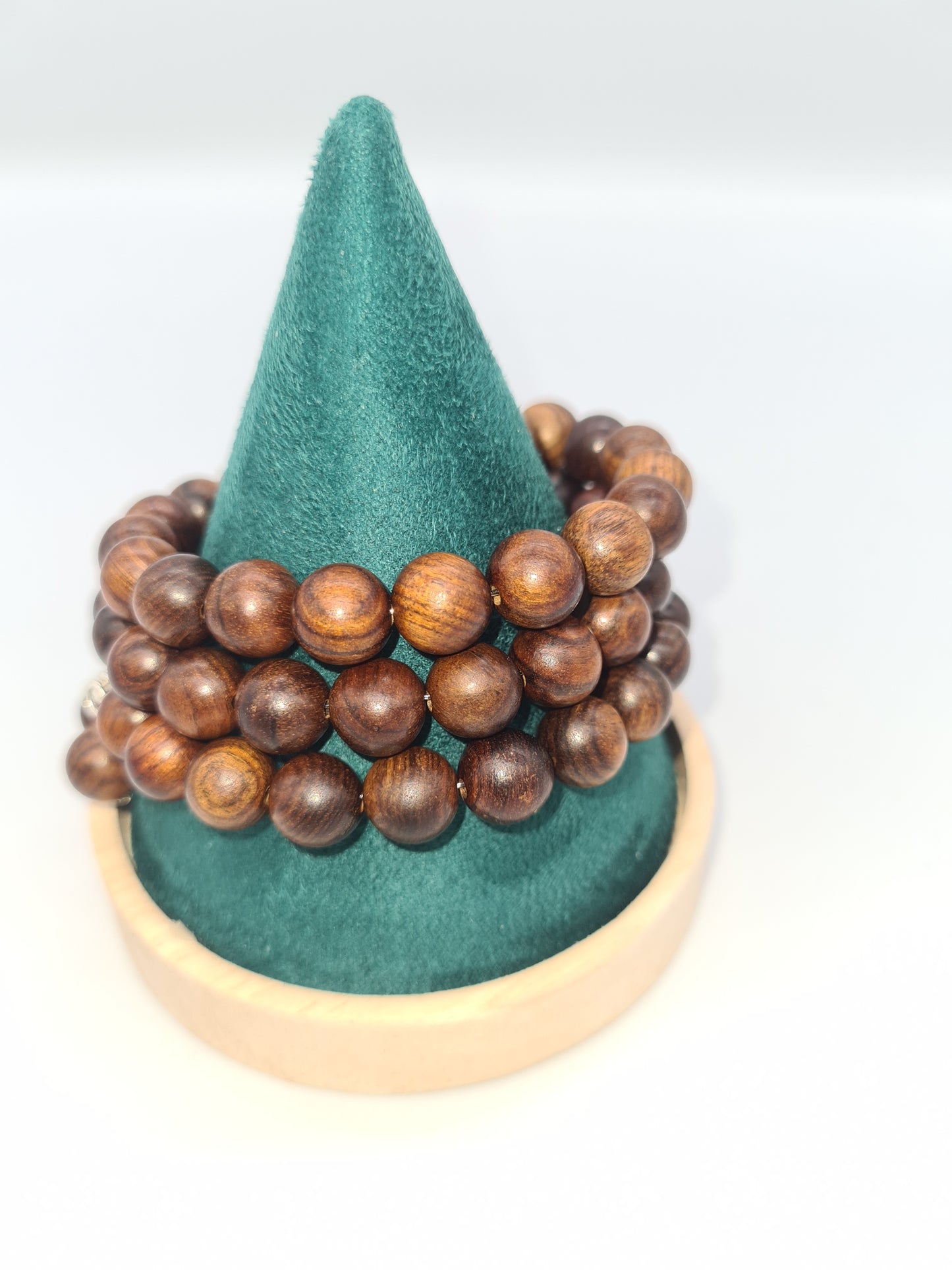 Yellow Rosewood Memory Bracelet - Multi-strand - 8mm