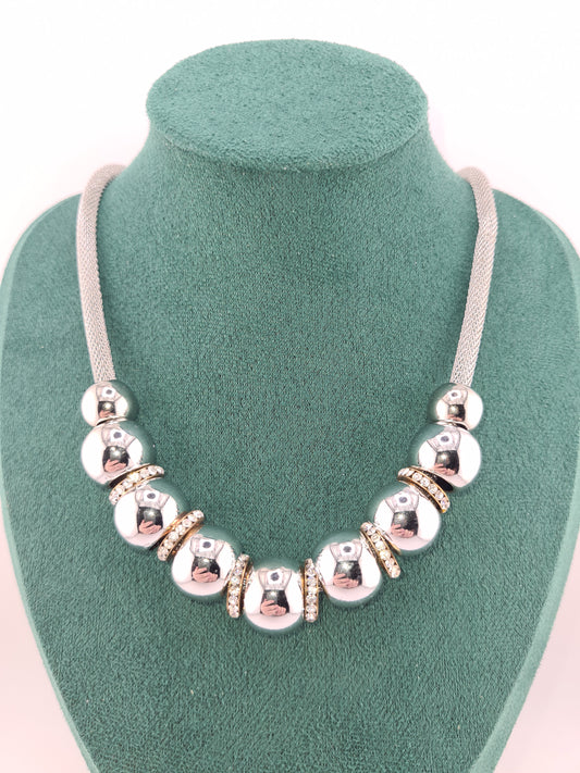 Silvery Mesh, Necklace
