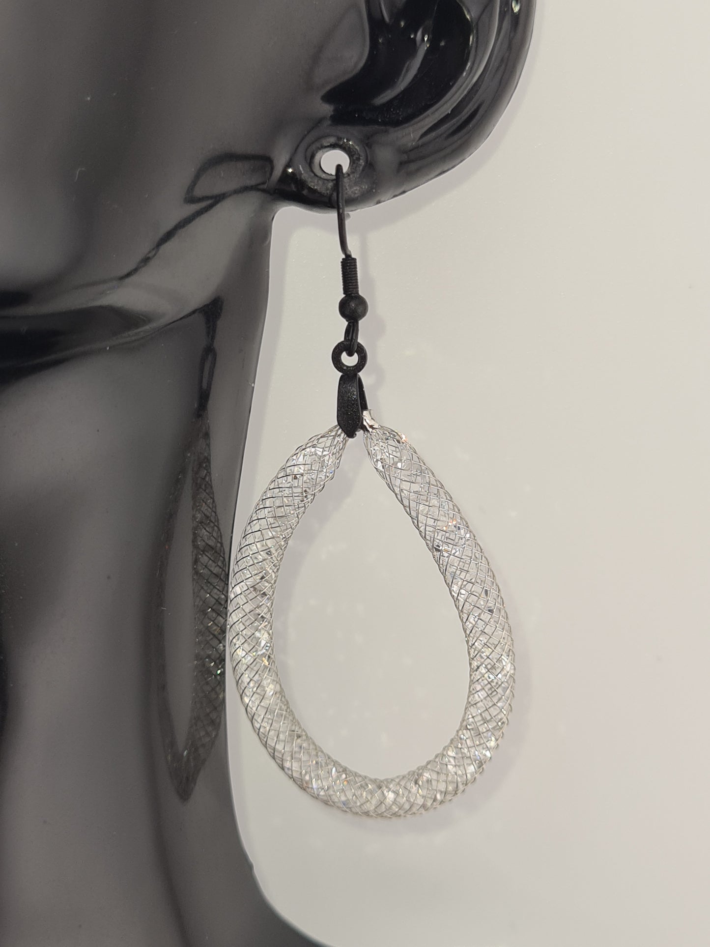 Silvery, Mesh Earrings (various styles)