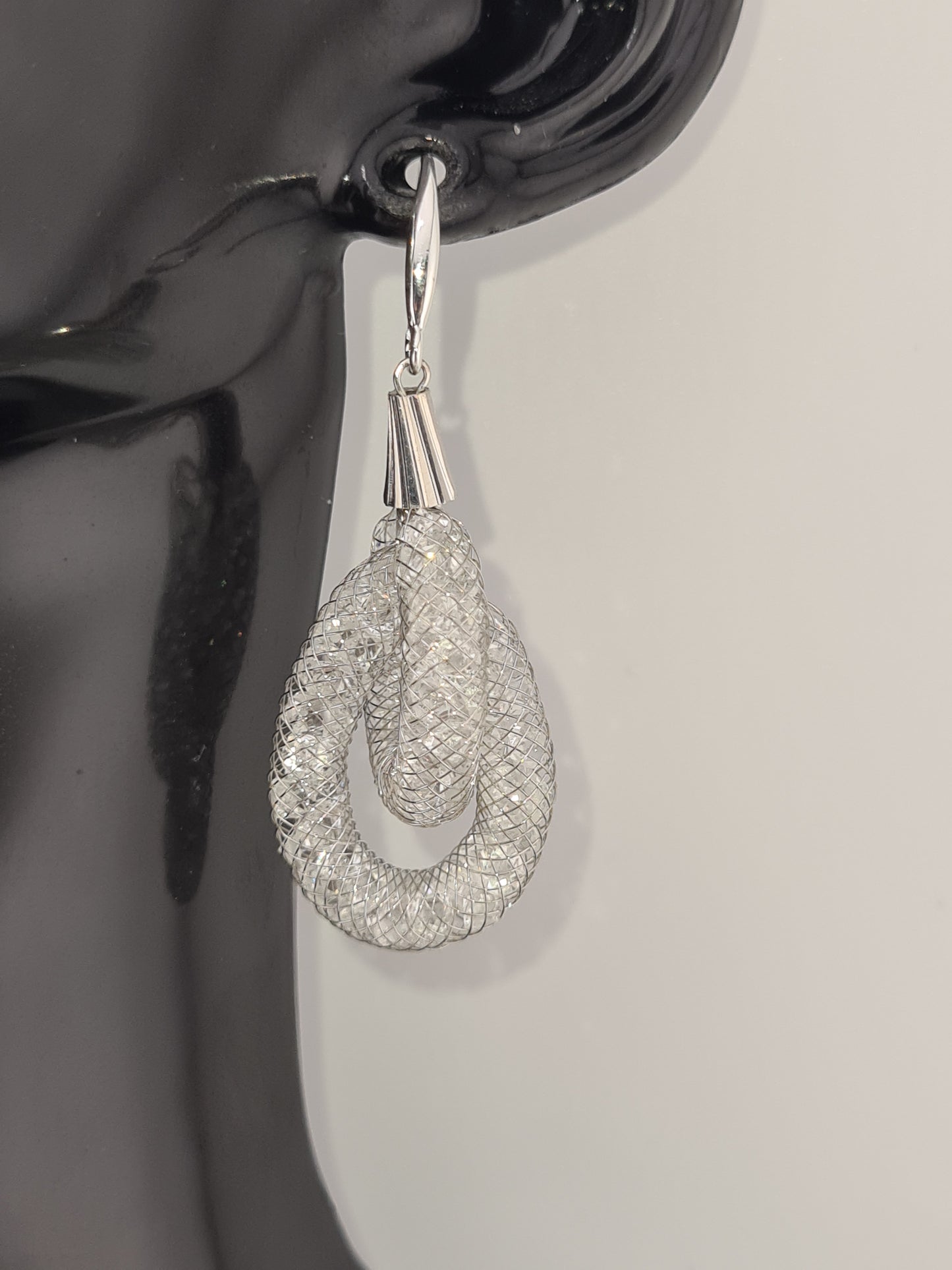 Silvery, Mesh Earrings (various styles)