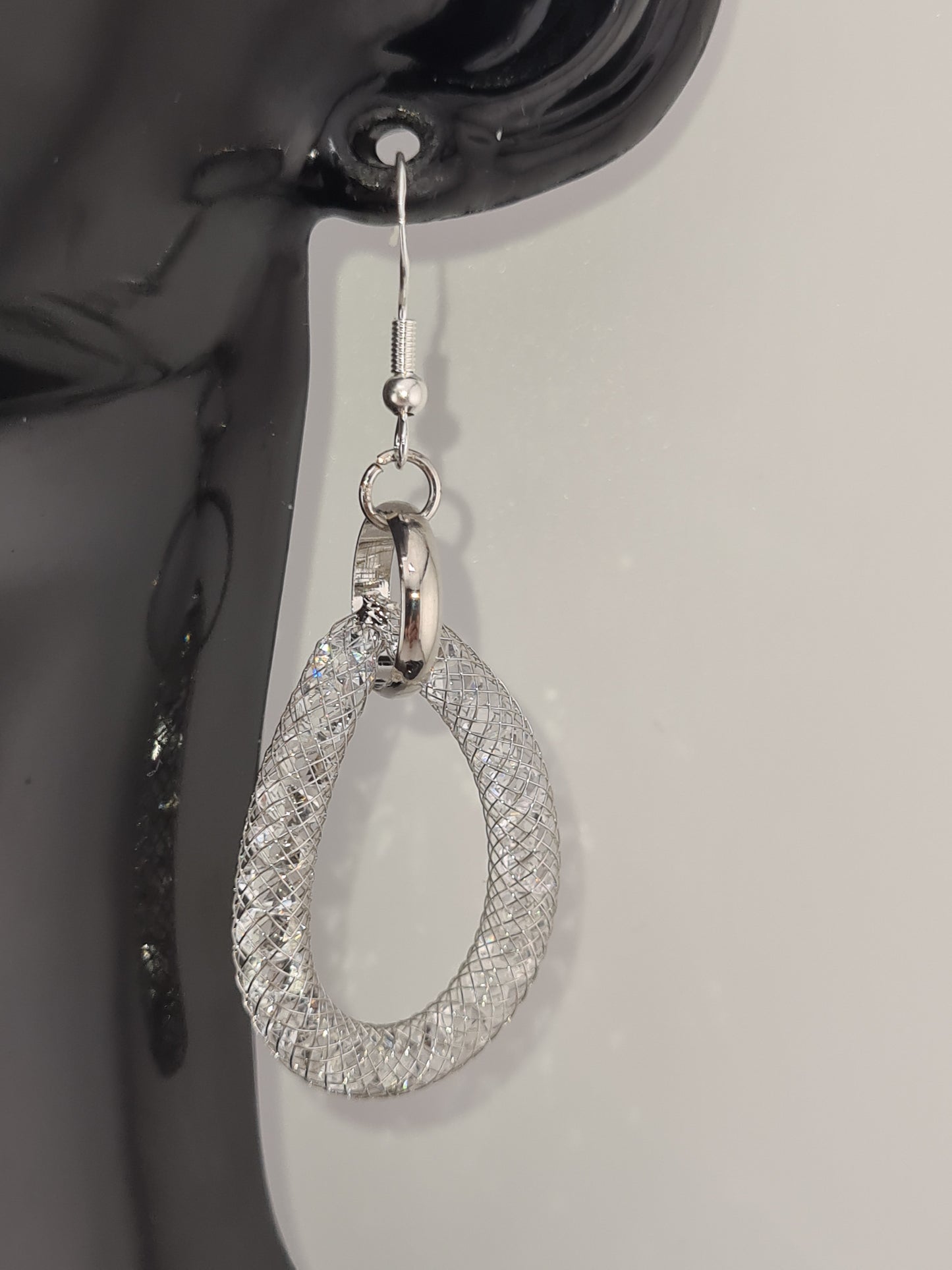 Silvery, Mesh Earrings (various styles)