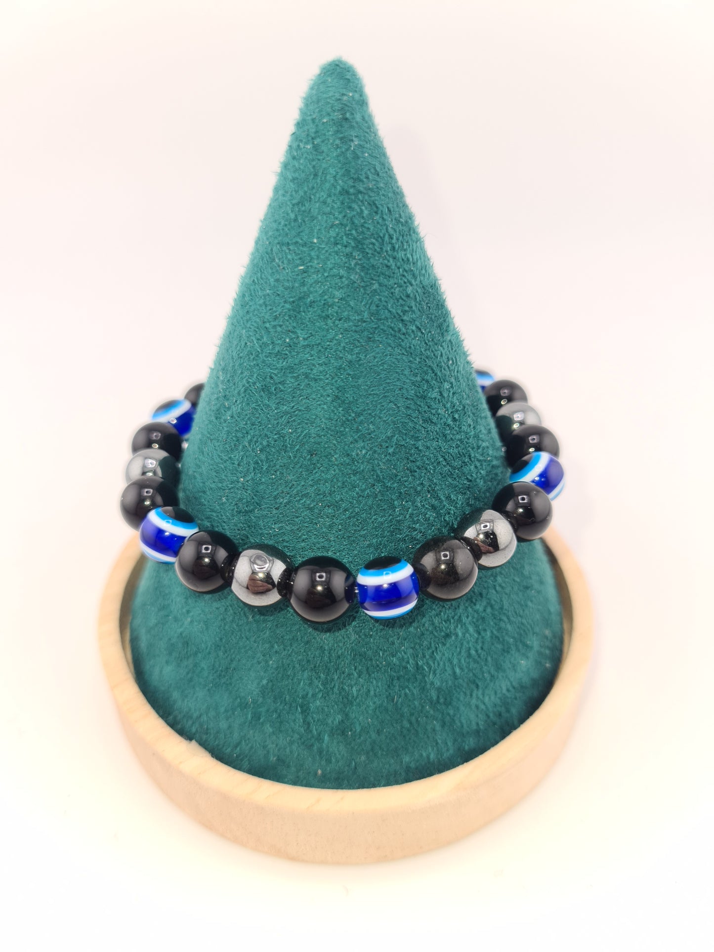 Bracelet, Natural Gemstone and Evil Eye