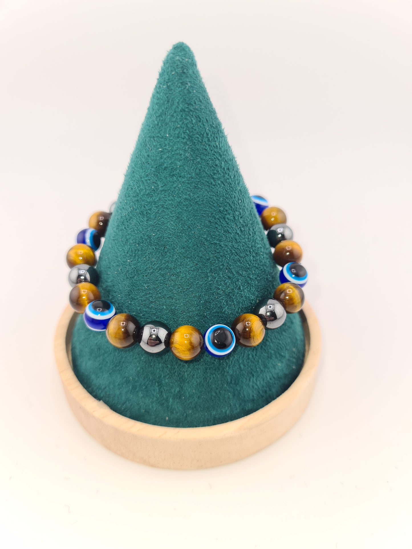 Bracelet, Natural Gemstone and Evil Eye