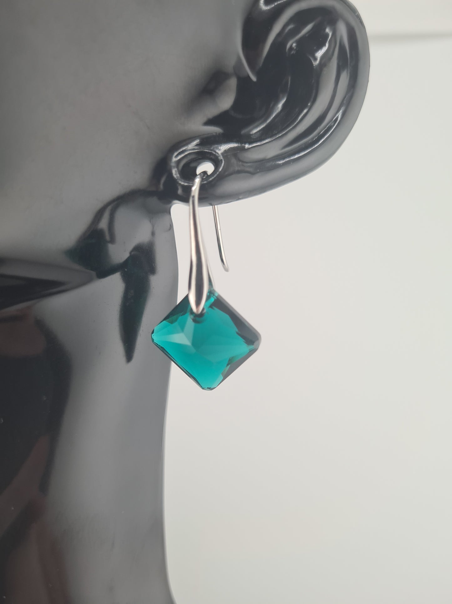 Swarovski Crystal, Earrings, Rhodium 925 SS