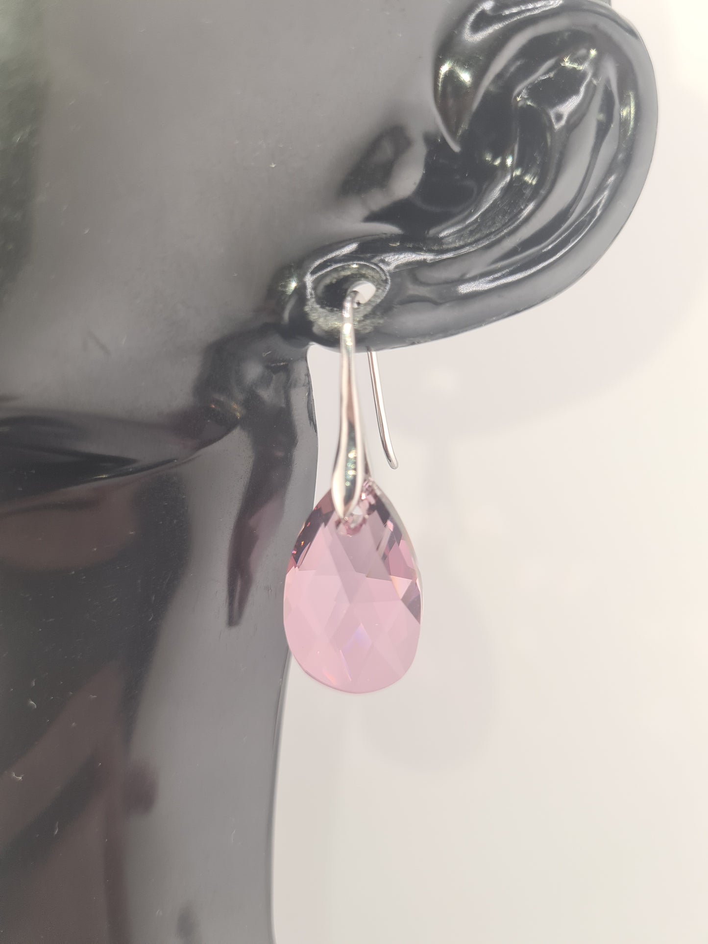 Swarovski Crystal, Earrings, Rhodium 925 SS