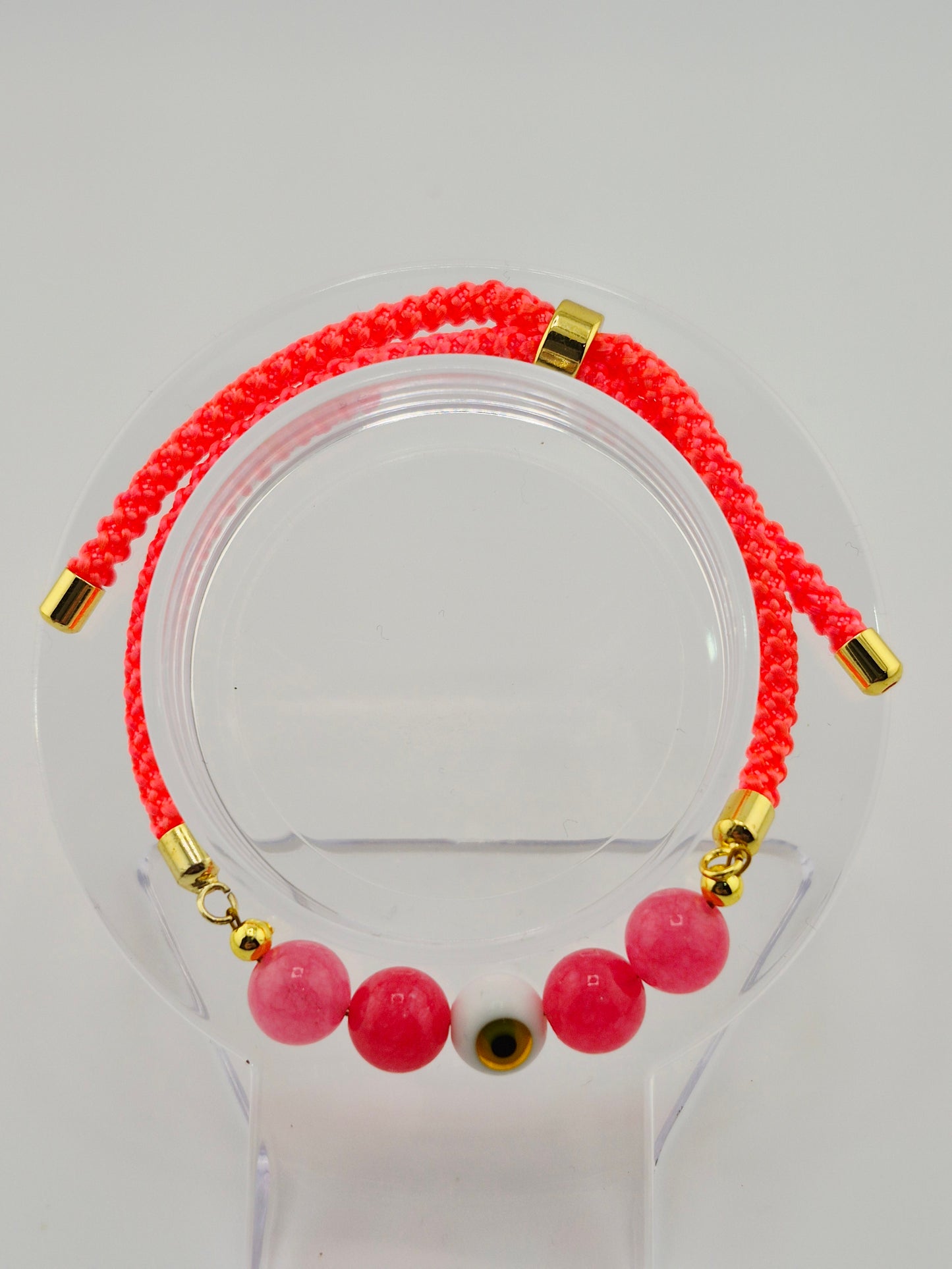 Bracelet, Adjustable Cotton 'Evil Eye' (Various Colours)