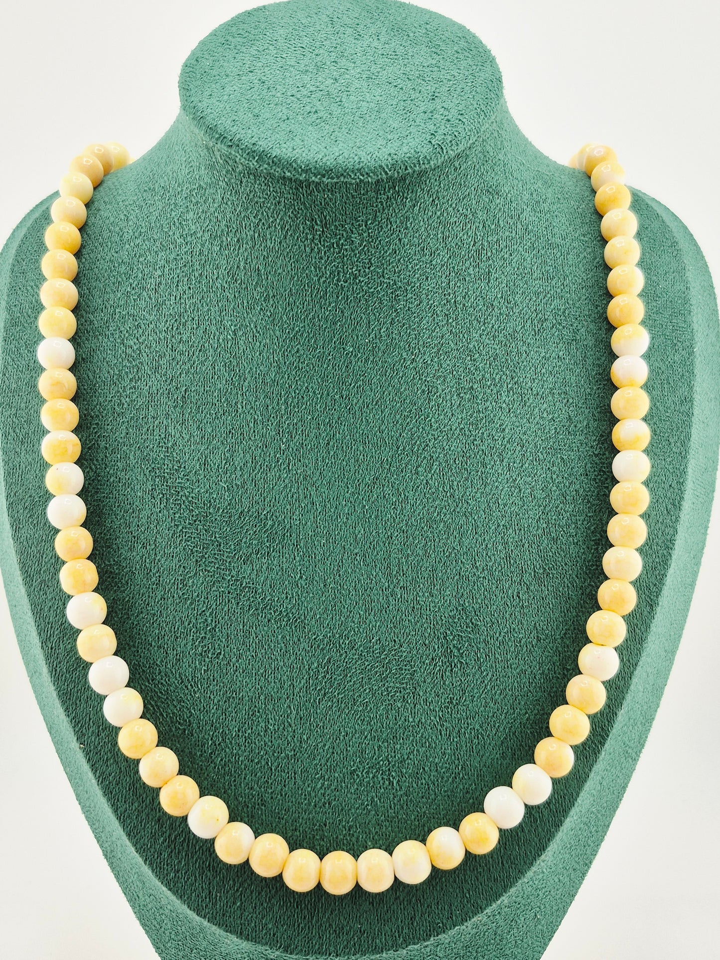 Necklace, Opaque Glass Crackle (60cm/70cm)