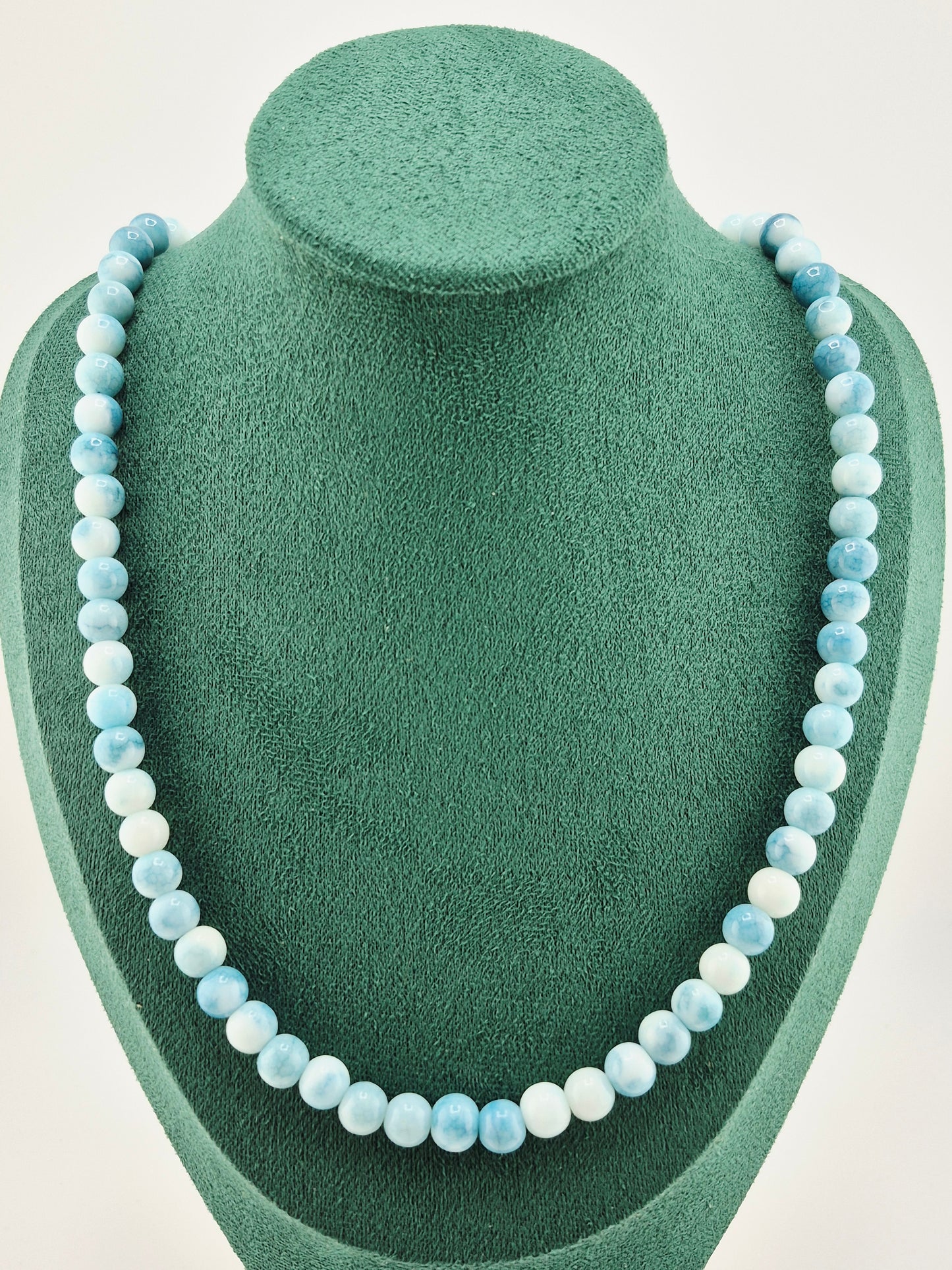 Necklace, Opaque Glass Crackle (60cm/70cm)