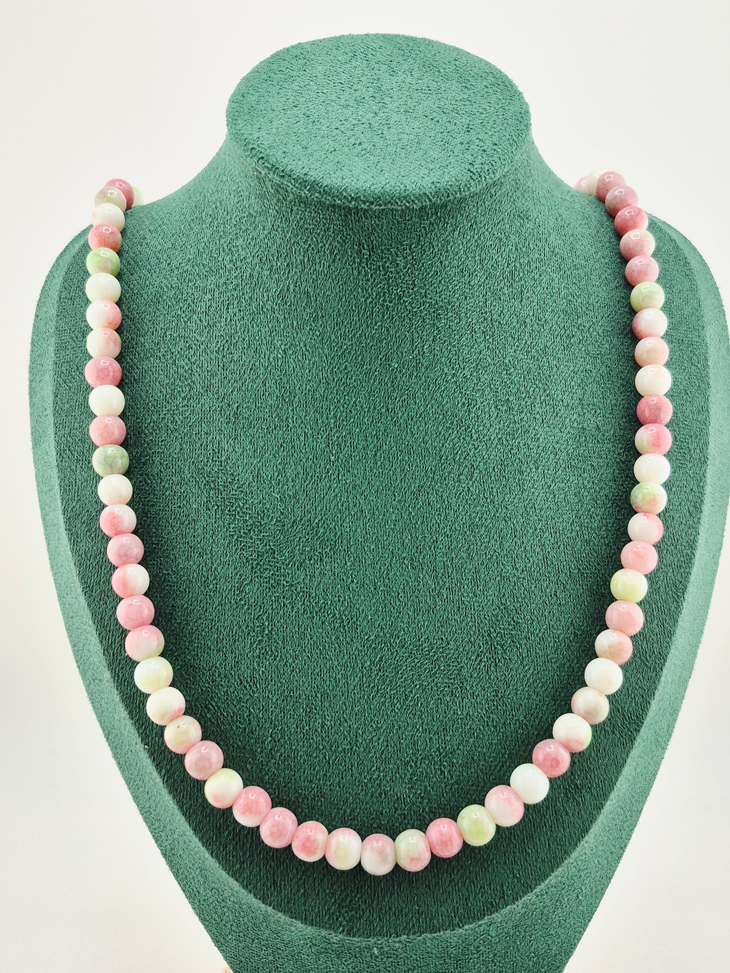 Necklace, Opaque Glass Crackle (60cm/70cm)