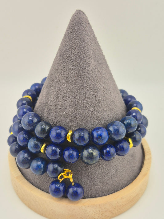 Bracelet, Lapis Lazuli Memory Bracelet