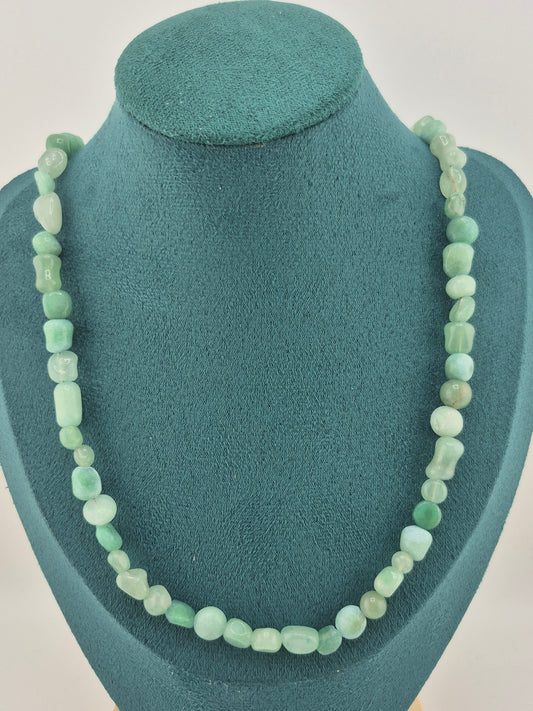 Necklace, Natural Aventurine, 70cm