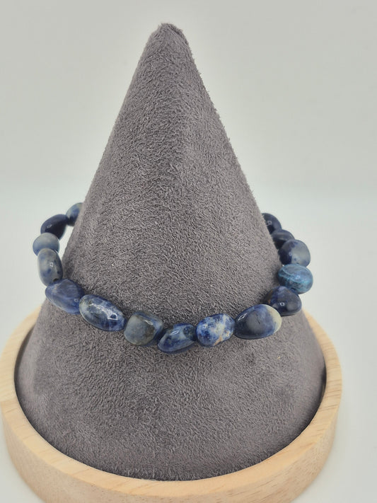 Bracelet, Natural Sodalite (18cm/20cm)