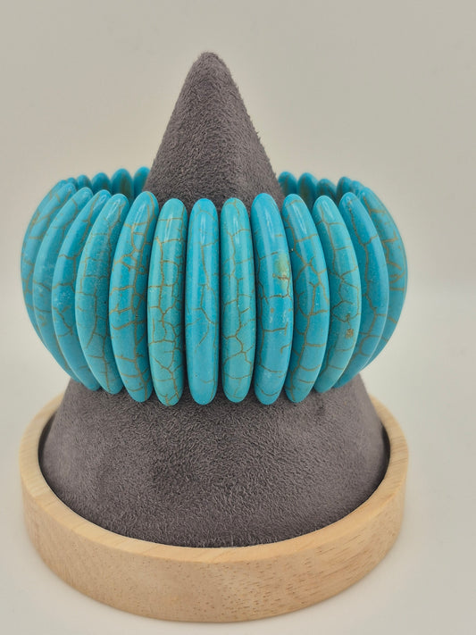 Bracelet, Turquoise, Elastic, Various Styles