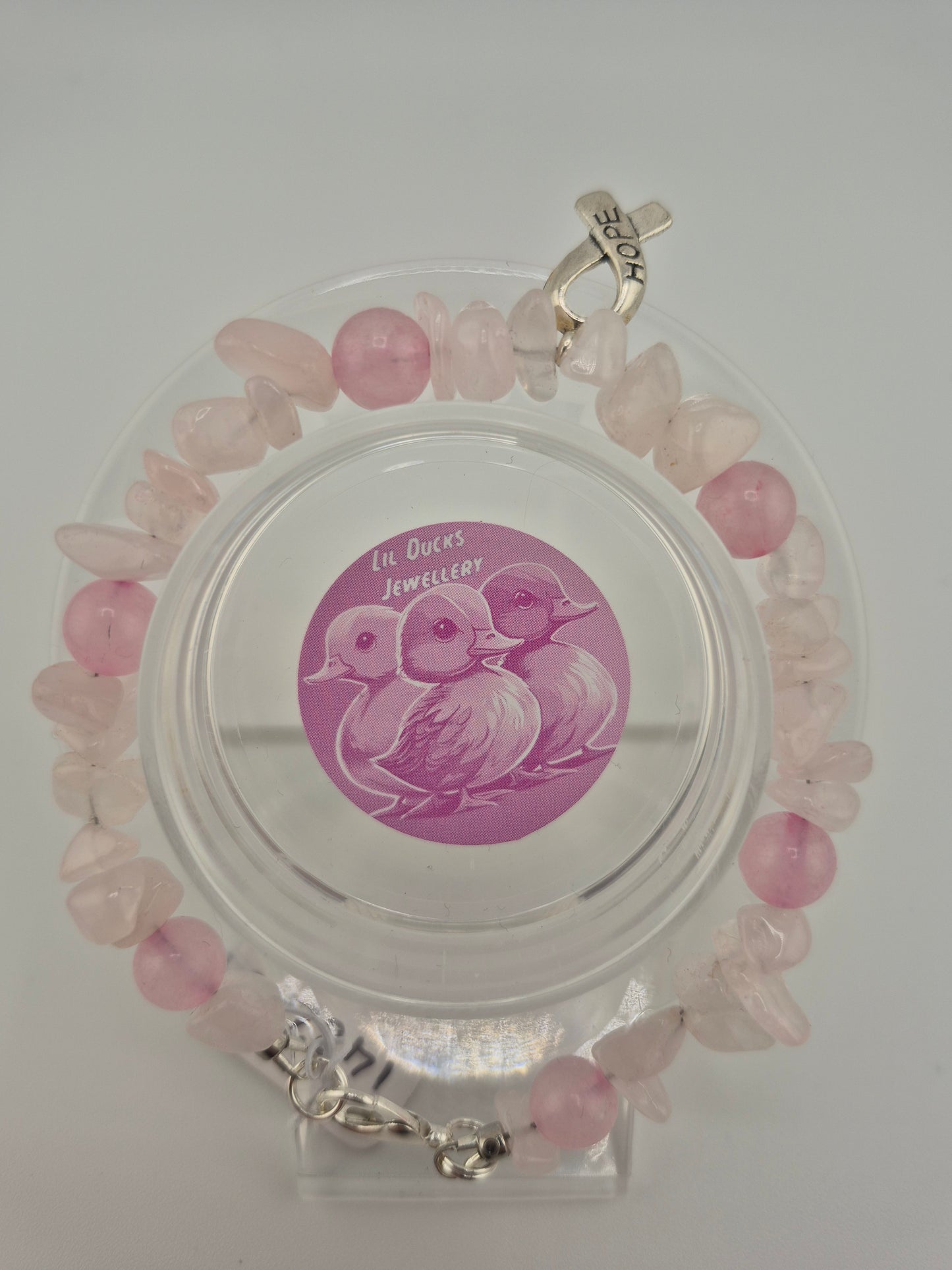 Cancer Support, Pink Bracelets (various beads designs)