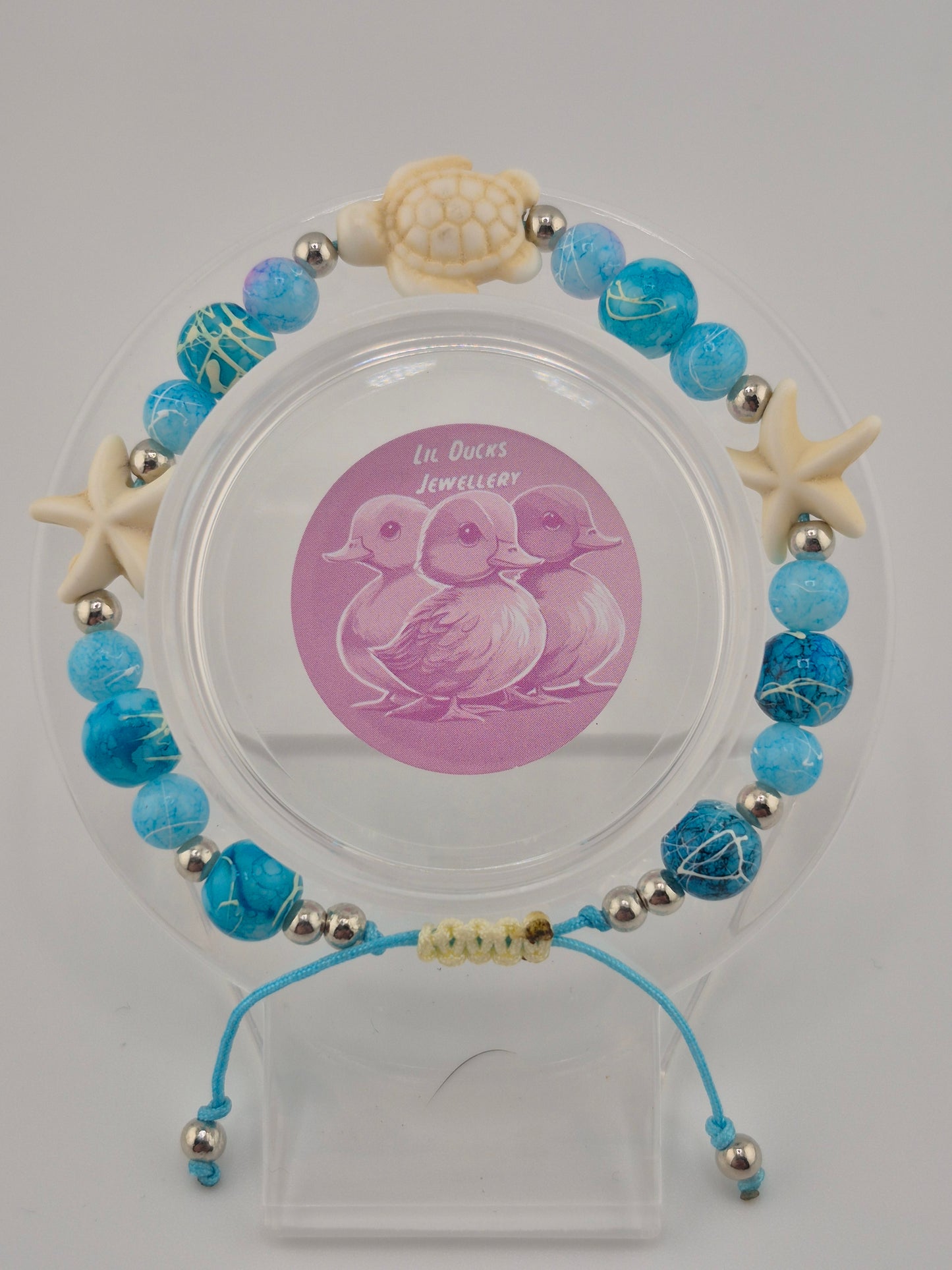 Tropical Island Adjustable Bracelets (Multi-Colour Glass)
