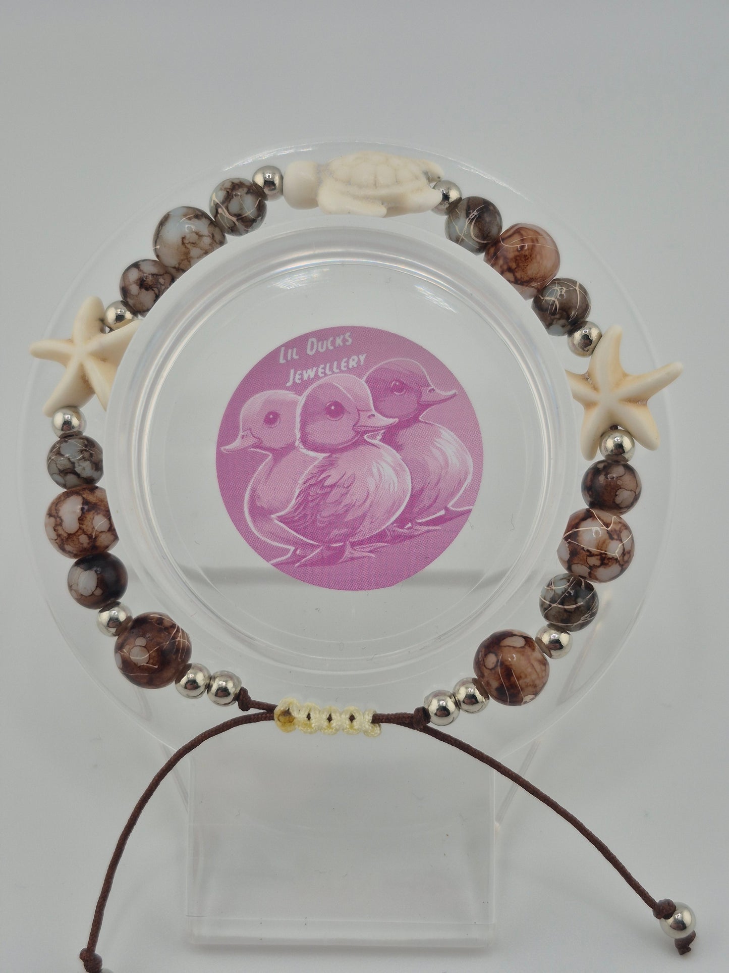 Tropical Island Adjustable Bracelets (Multi-Colour Glass)