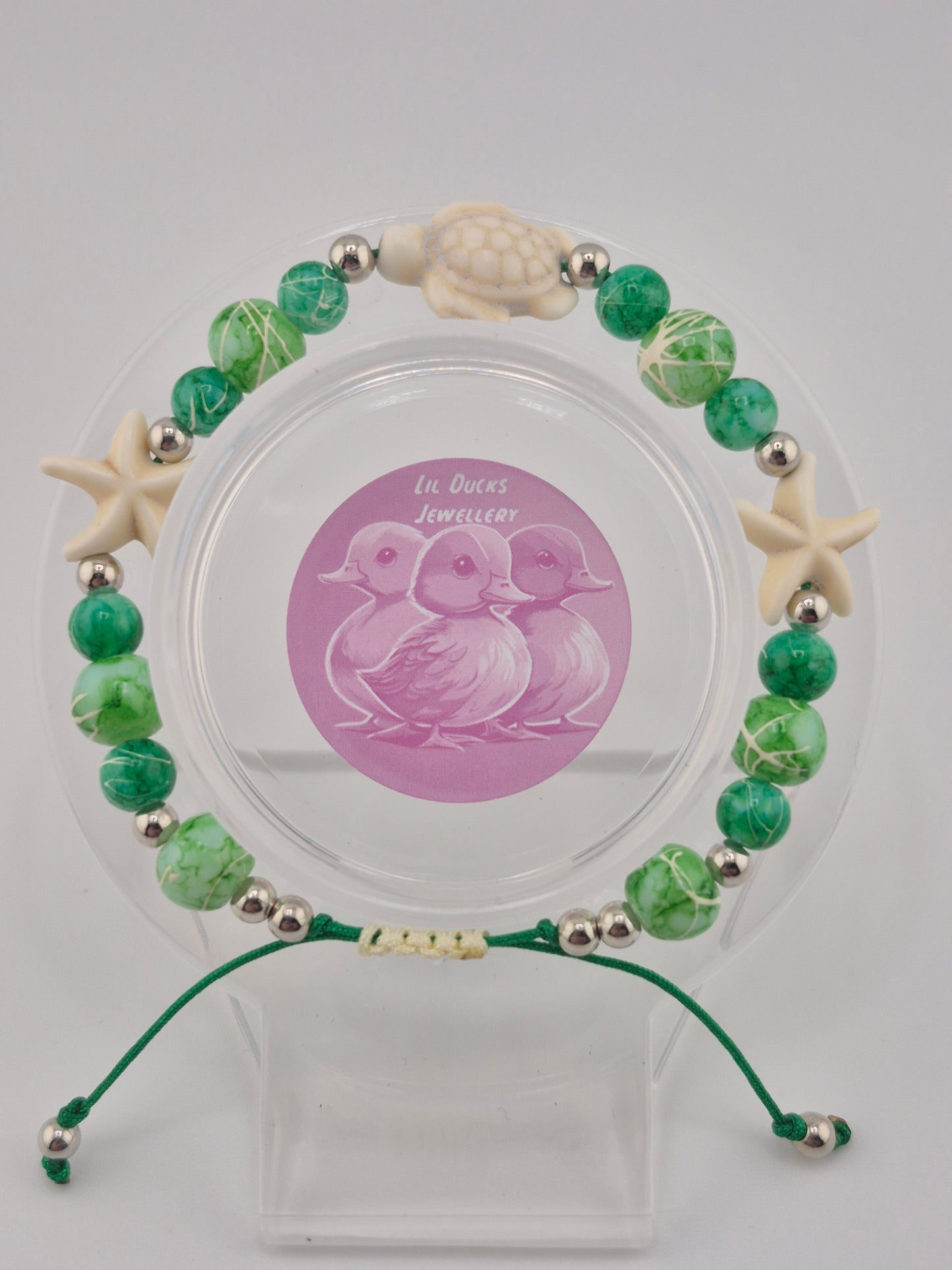Tropical Island Adjustable Bracelets (Multi-Colour Glass)