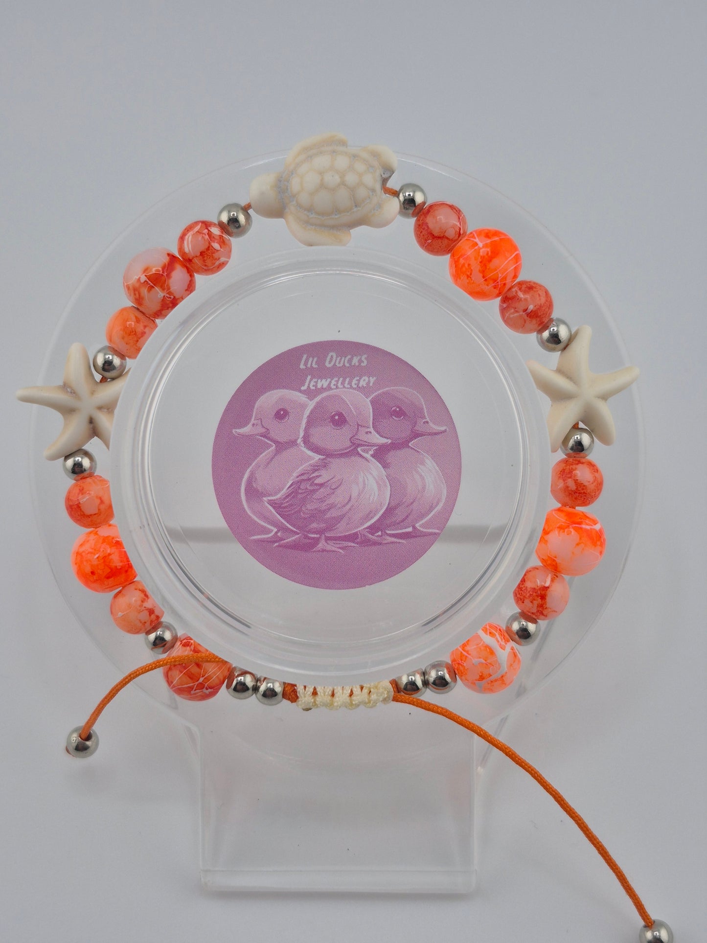 Tropical Island Adjustable Bracelets (Multi-Colour Glass)