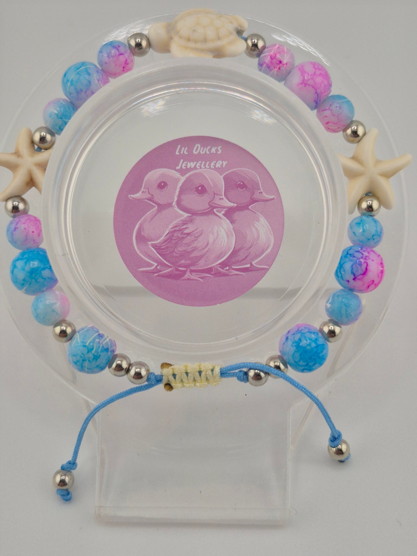 Tropical Island Adjustable Bracelets (Multi-Colour Glass)