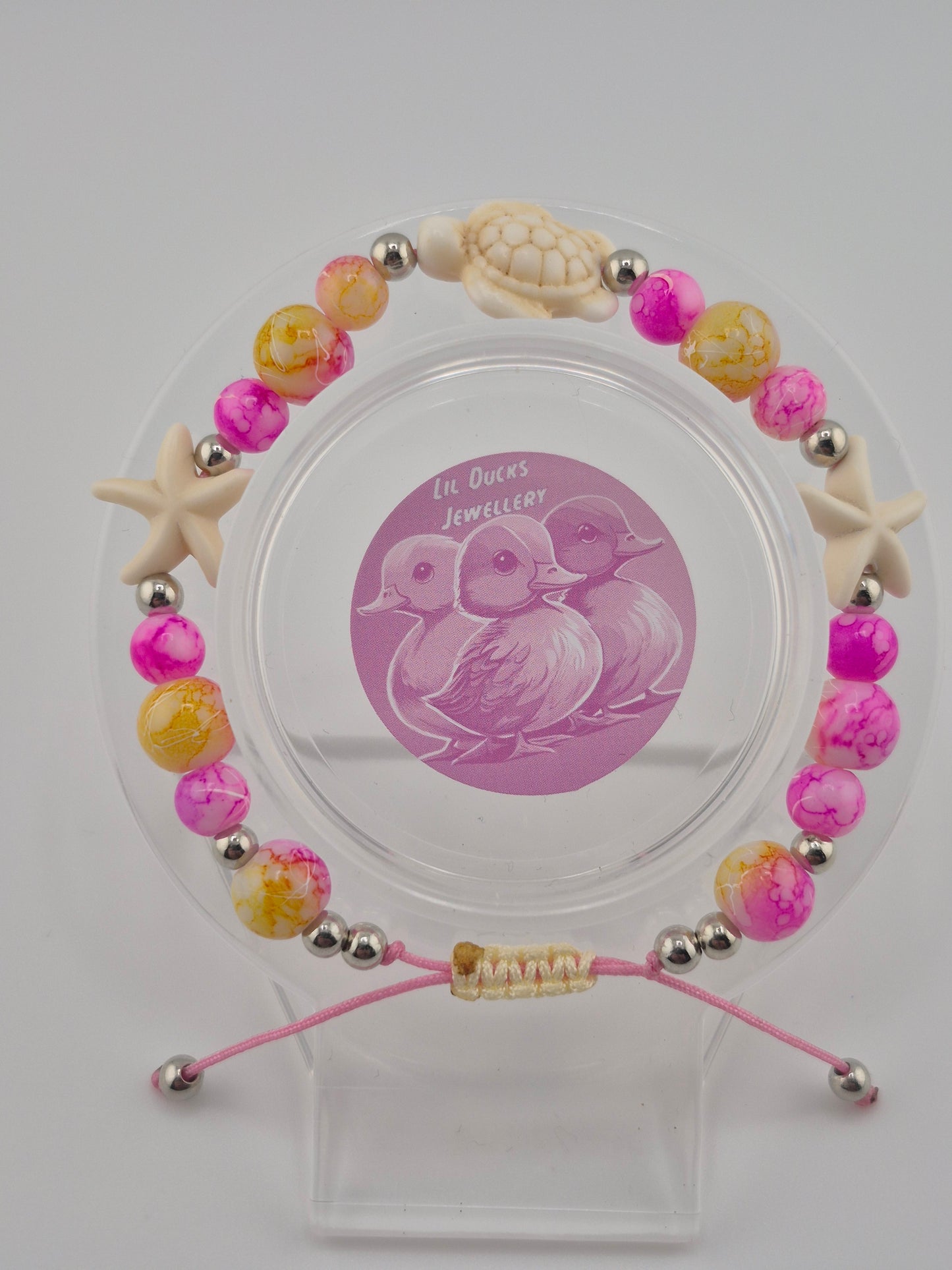 Tropical Island Adjustable Bracelets (Multi-Colour Glass)