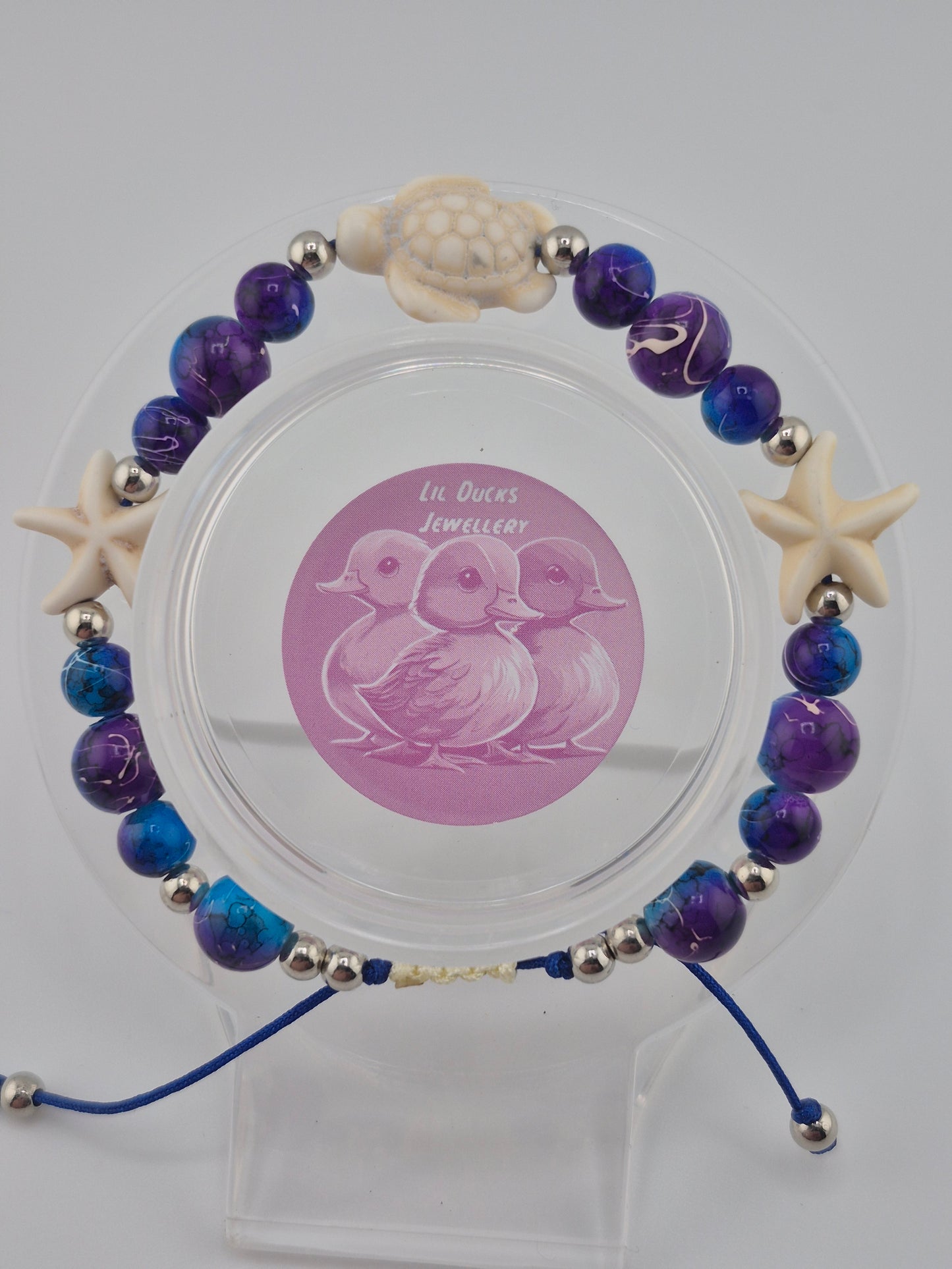 Tropical Island Adjustable Bracelets (Multi-Colour Glass)