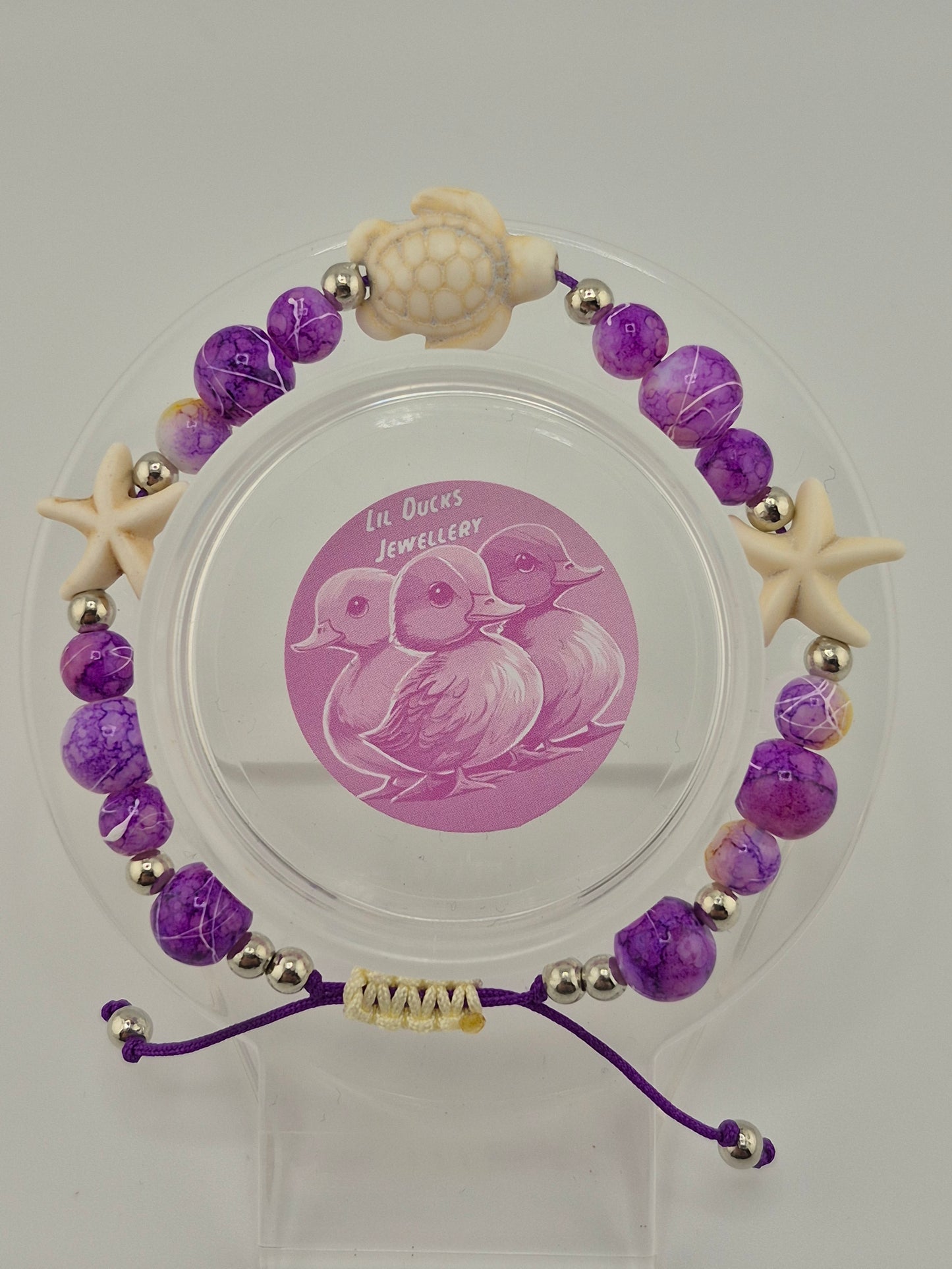 Tropical Island Adjustable Bracelets (Multi-Colour Glass)