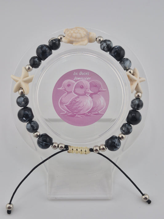 Tropical Island Adjustable Bracelets (Multi-Colour Glass)